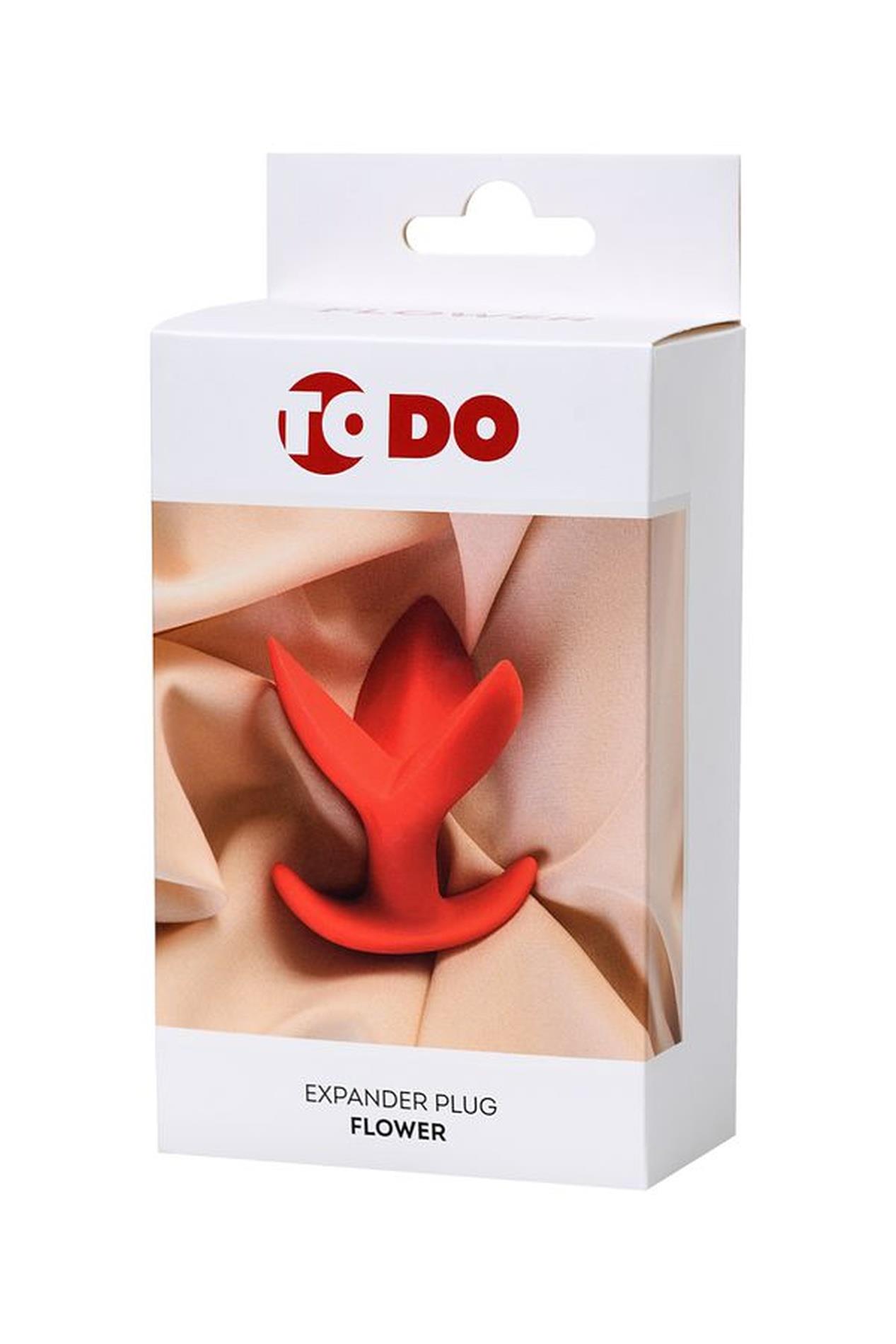 Todo Flower Red Expander Plug