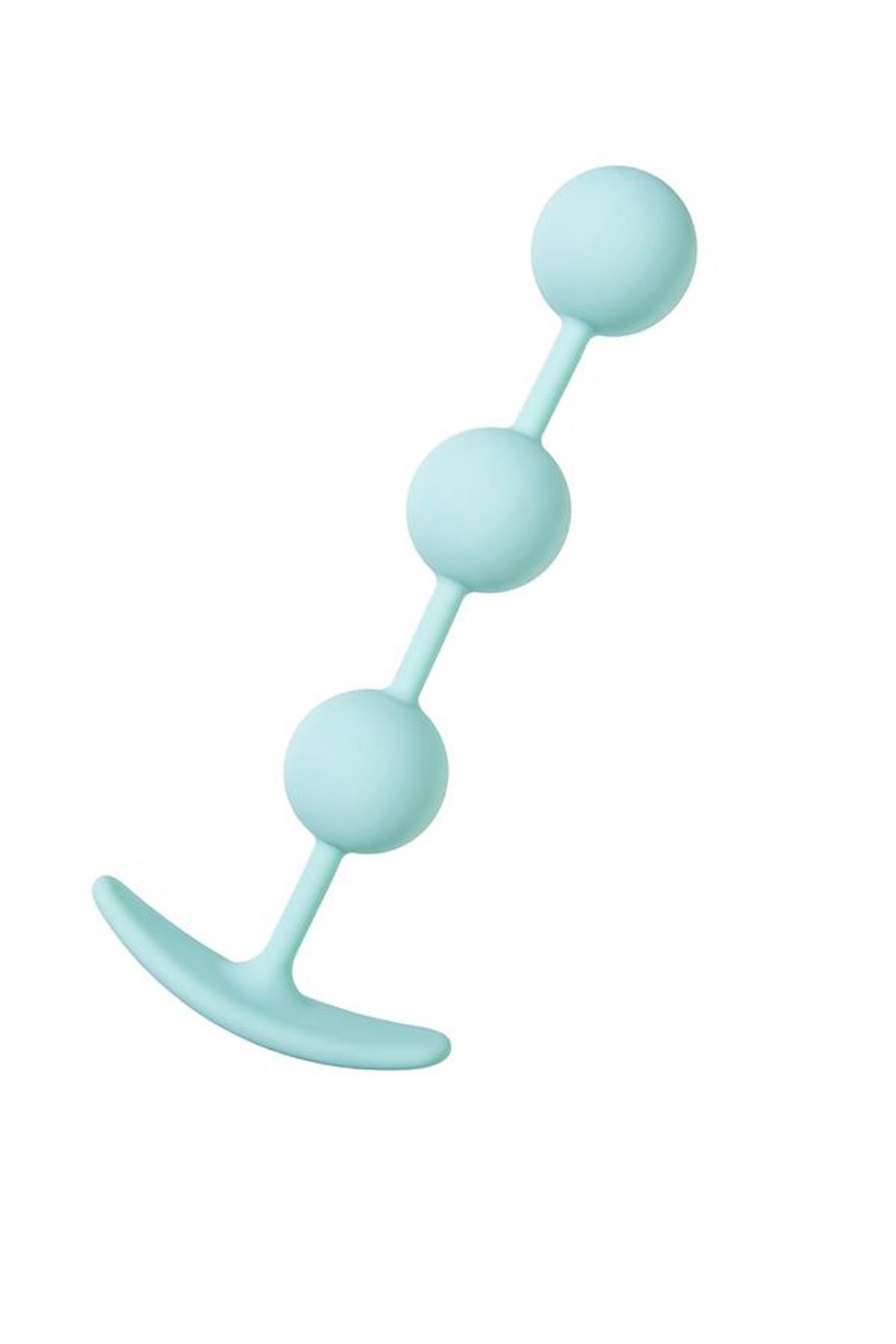 Todo By Toyfa Anal Plug Triplex, Silicone, Mint, 15 Cm, O 2.5 Cm