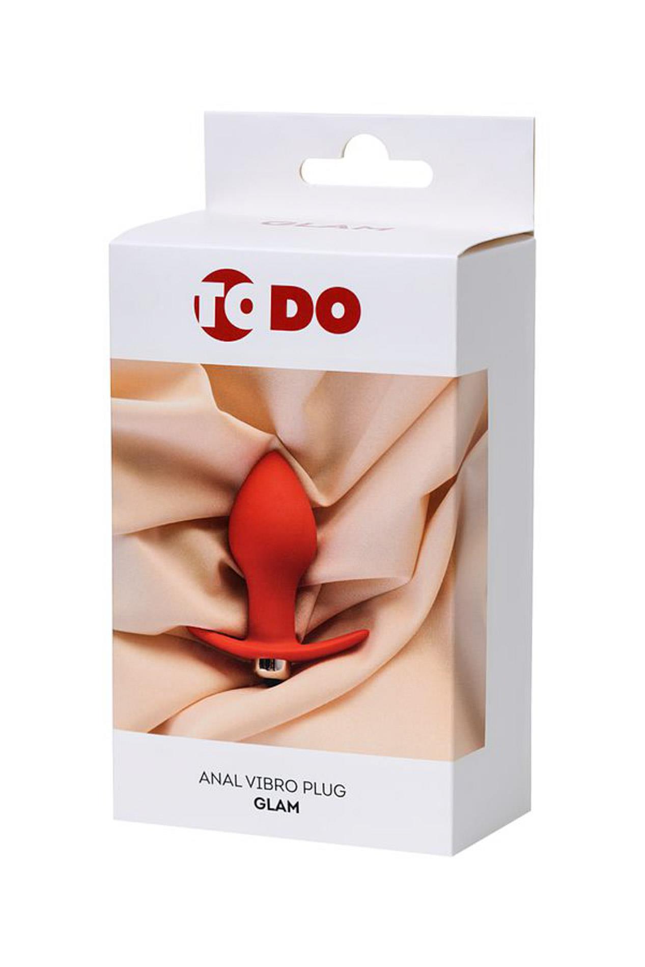 Todo Glam Red Anal Vibro Plug