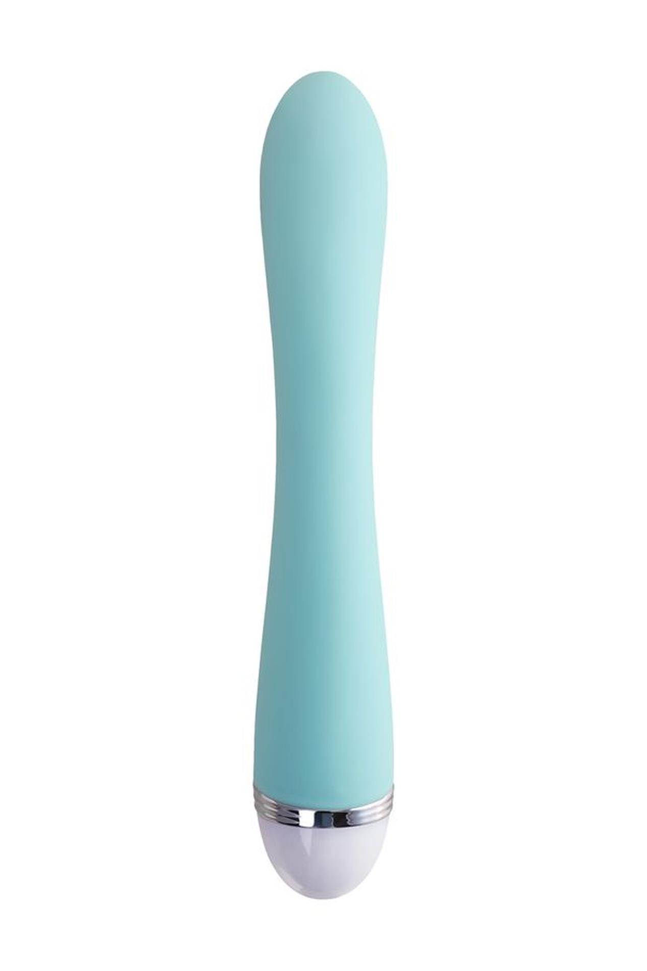 Vibrator With Clitoral Stimulator Flovetta By Toyfa Iris, Silicone, Mint,