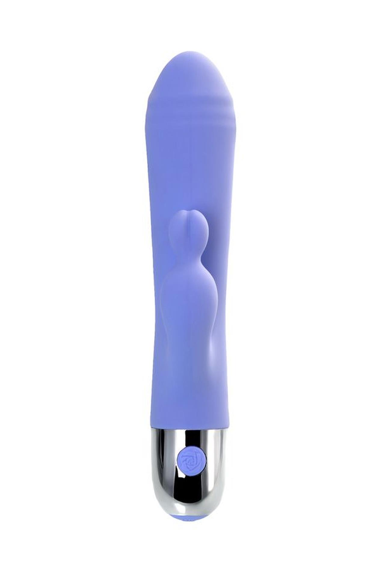 Vibrator With Clitoral Stimulation Flovetta Crocus, Silicone, Purple, 17.5