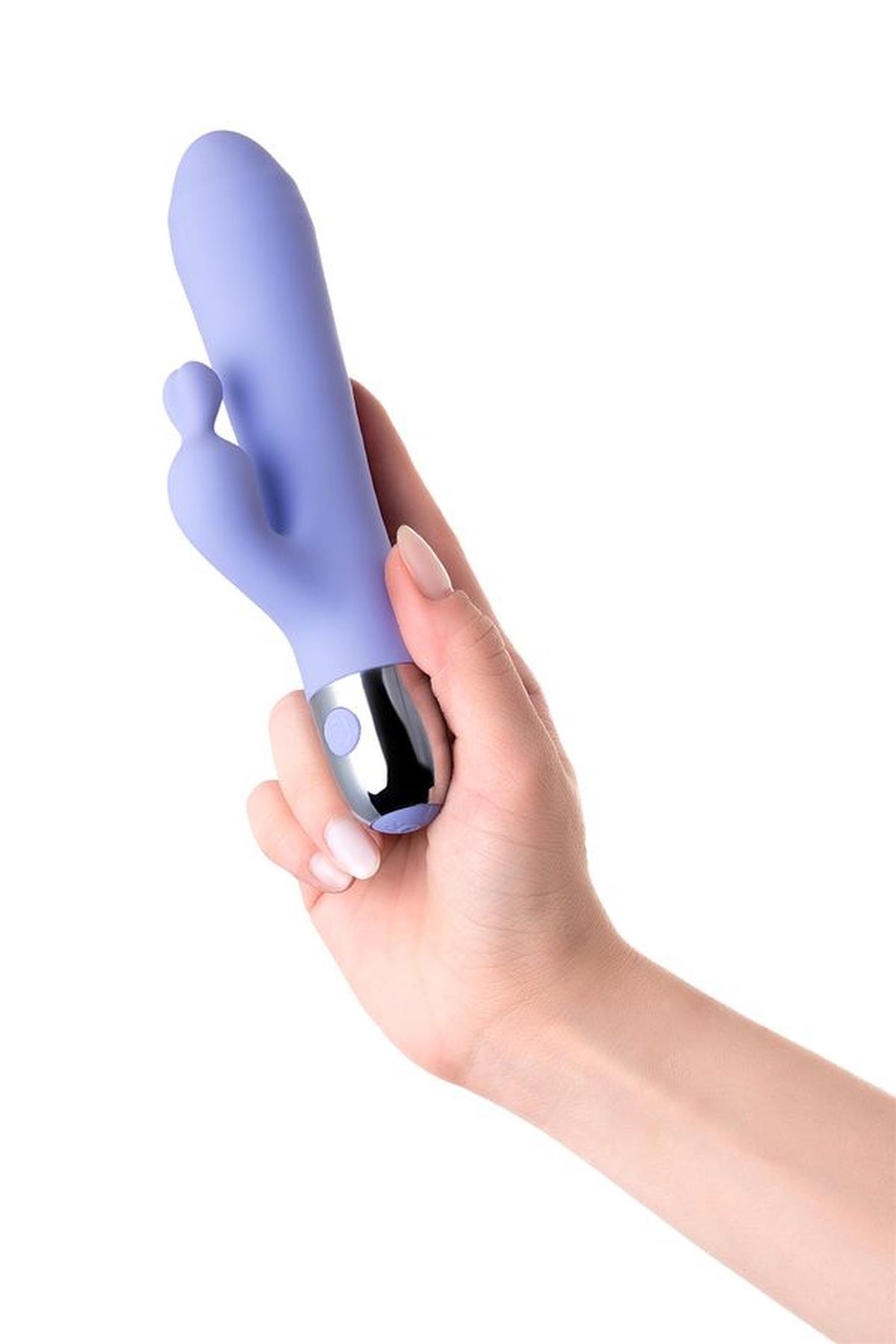 Vibrator With Clitoral Stimulation Flovetta Crocus, Silicone, Purple, 17.5