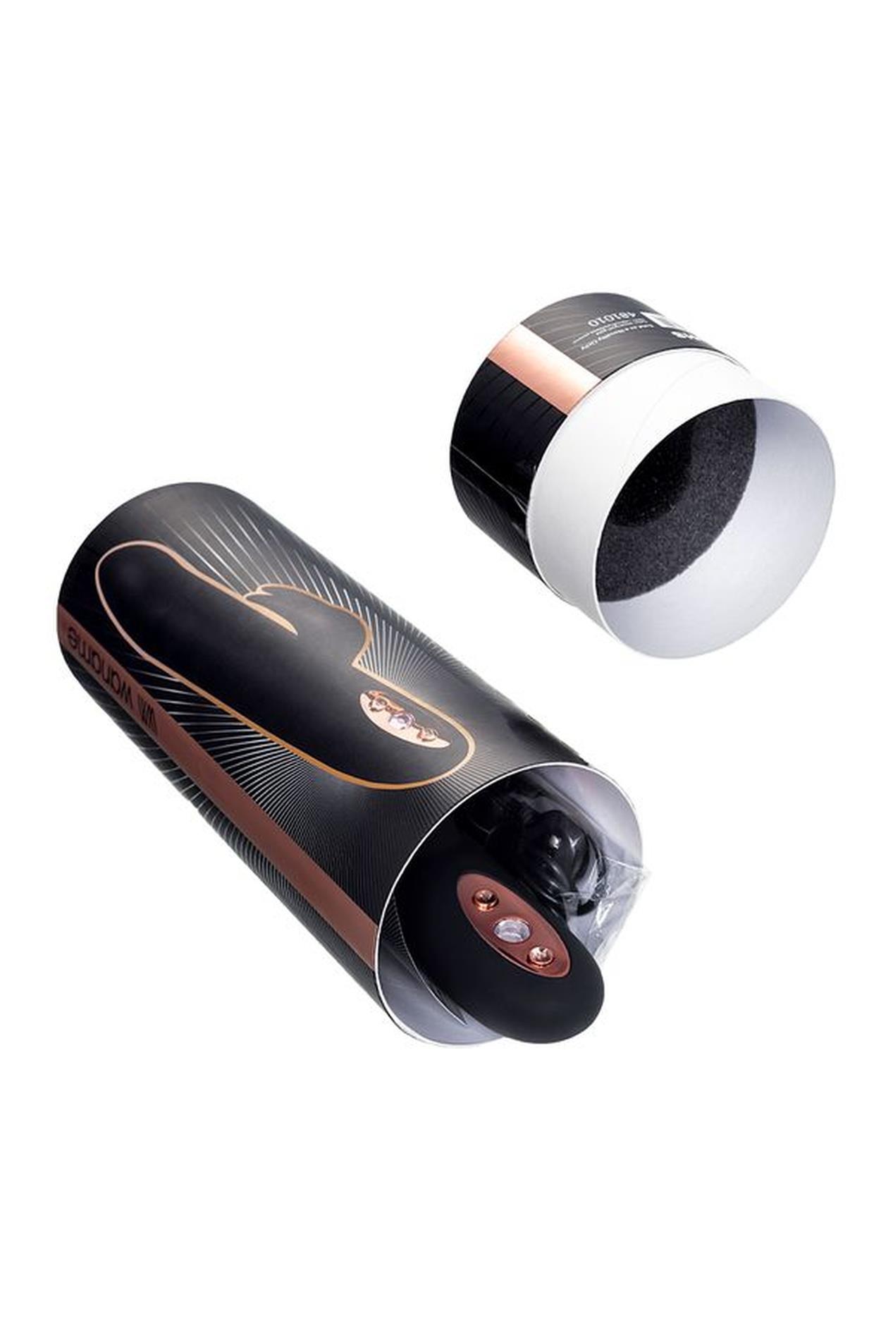 Unrealistic Waname D-Splash Hail Vibrator, Silicone, Black, 23.8 Cm