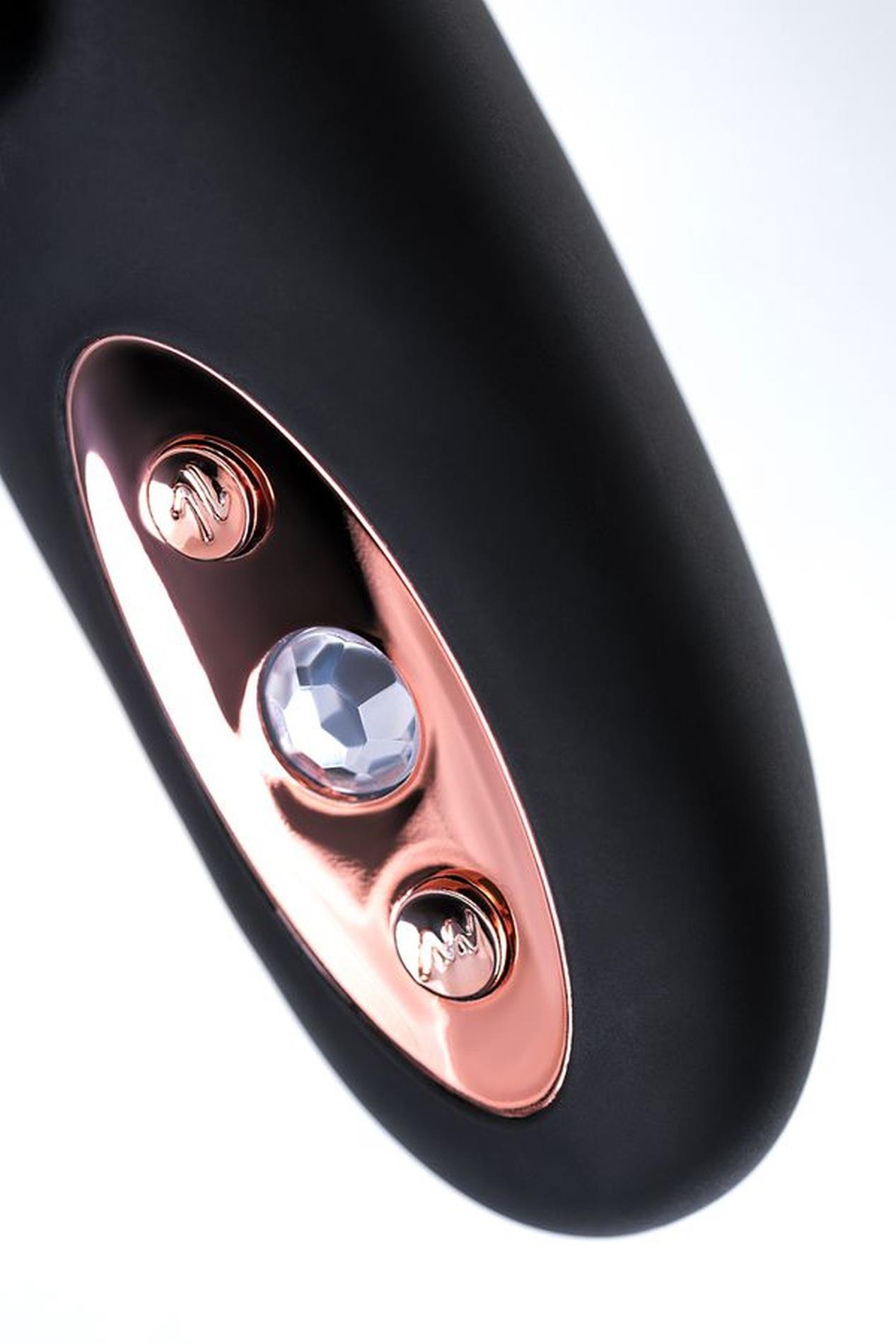 Unrealistic Waname D-Splash Hail Vibrator, Silicone, Black, 23.8 Cm