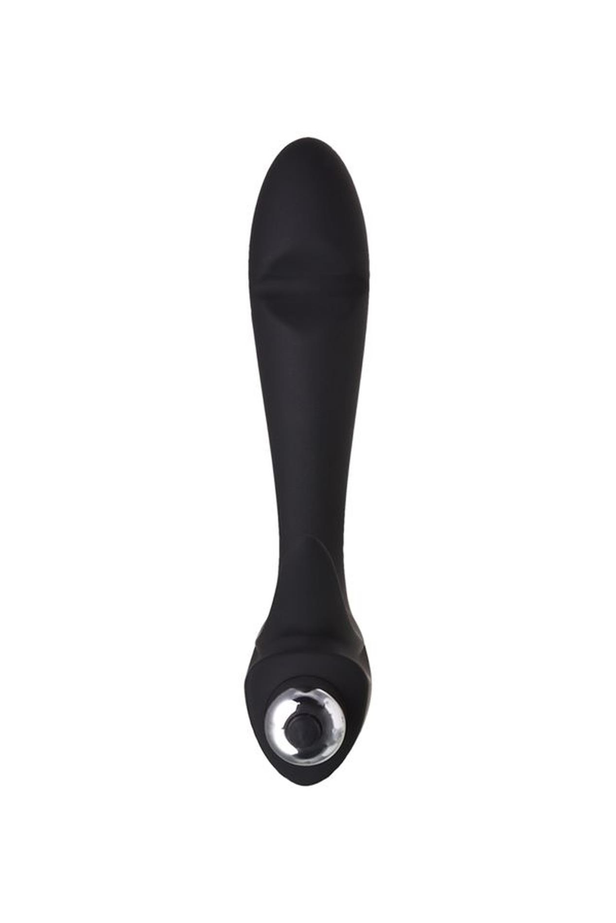 Erotist First Prostate Stimulator, Silicone, Black, 14.4 Cm