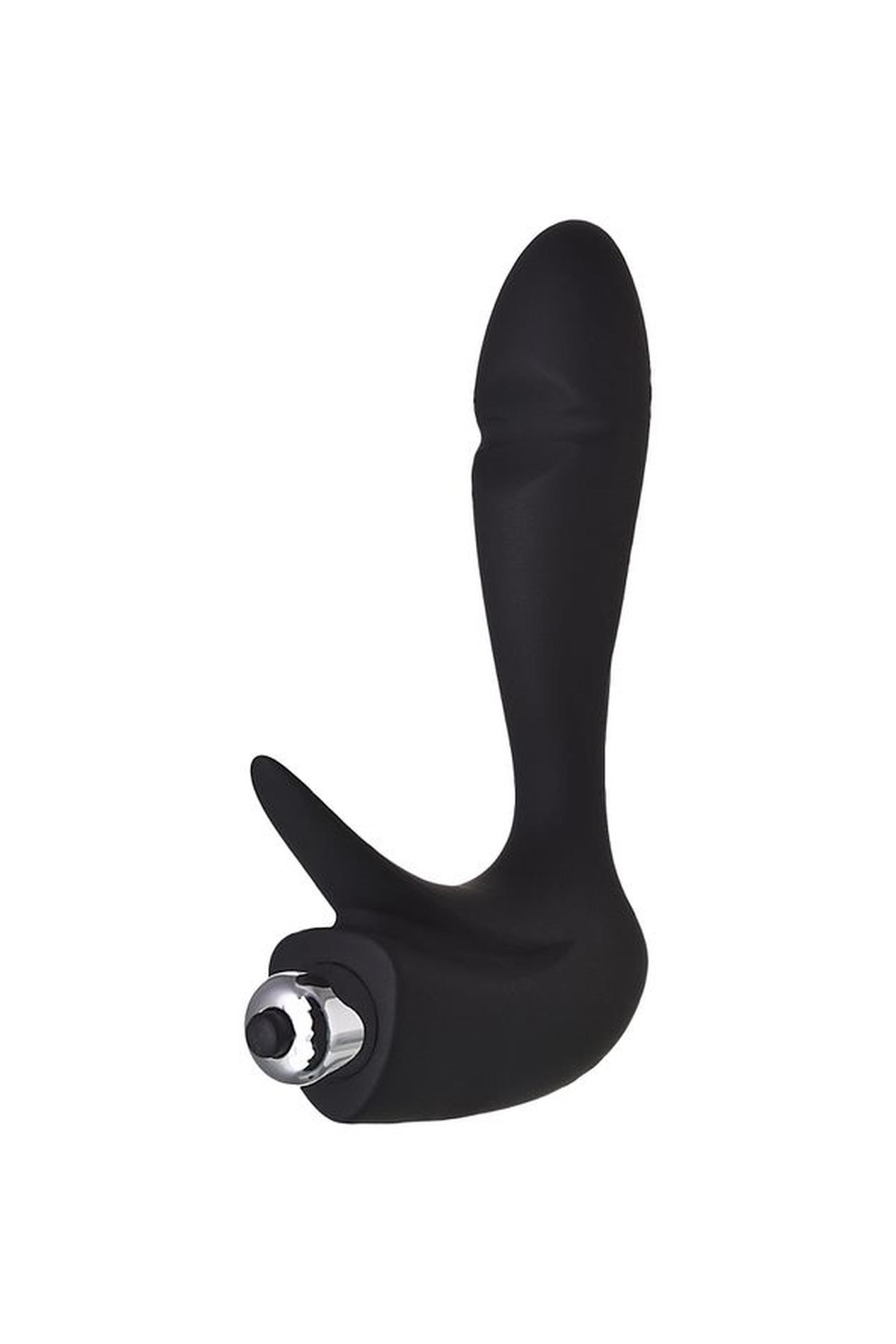 Erotist First Prostate Stimulator, Silicone, Black, 14.4 Cm