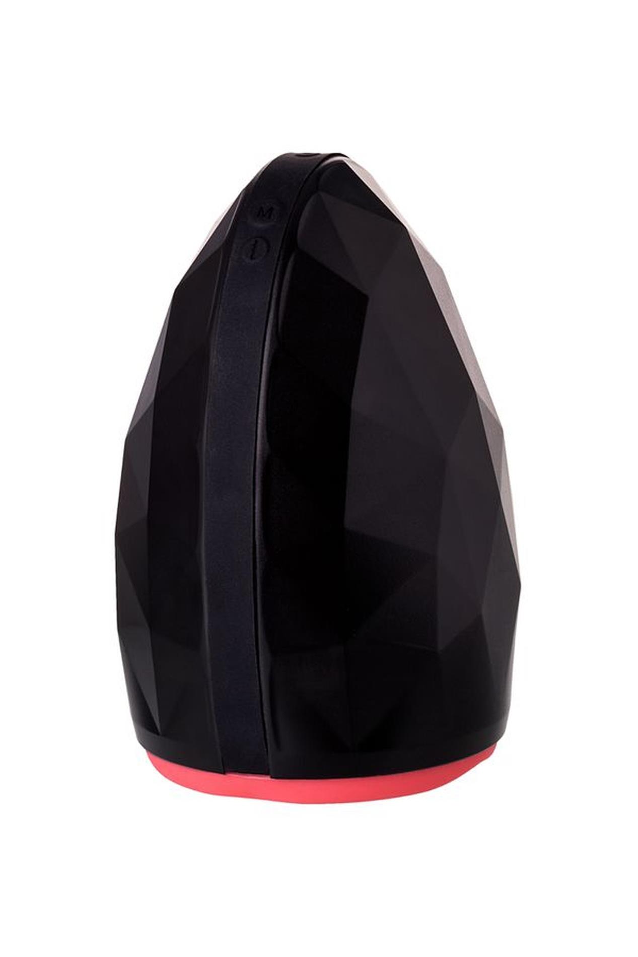 Erotist Magma; Rechargeable Masturbator With Heating, Silicone, Black, 12