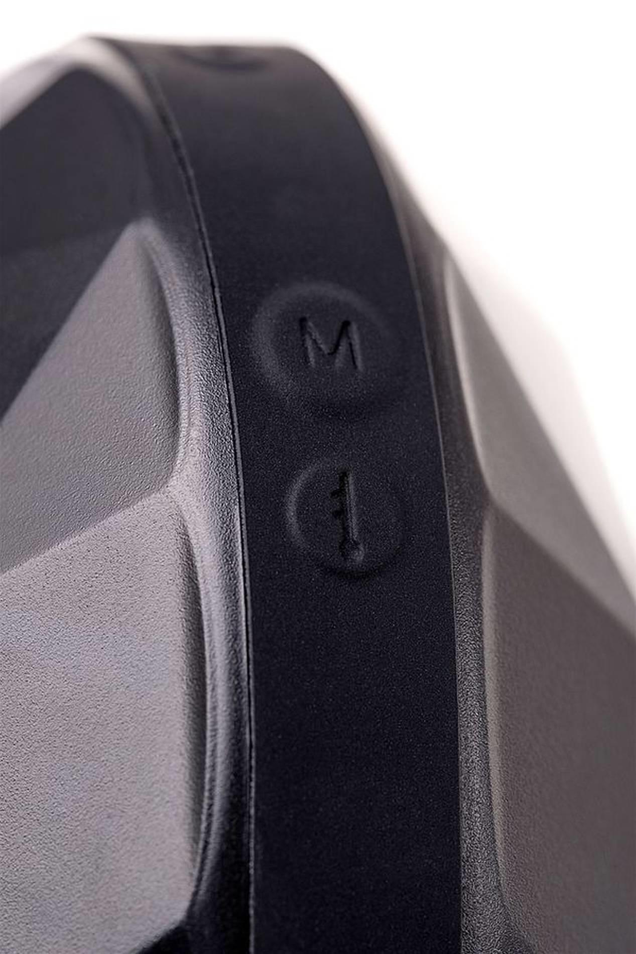 Erotist Magma; Rechargeable Masturbator With Heating, Silicone, Black, 12