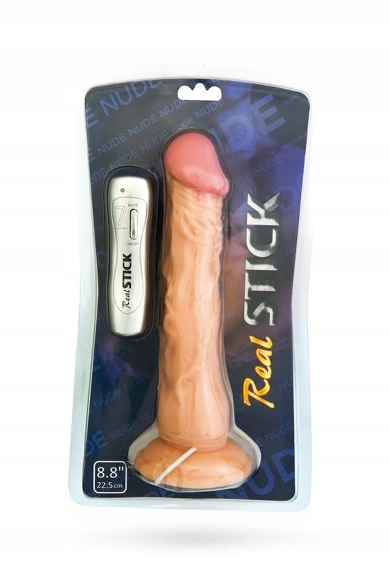 Realstick Toyfa Nude Realistic Vibrator, 7 Vibration Modes, 22.5 Cm