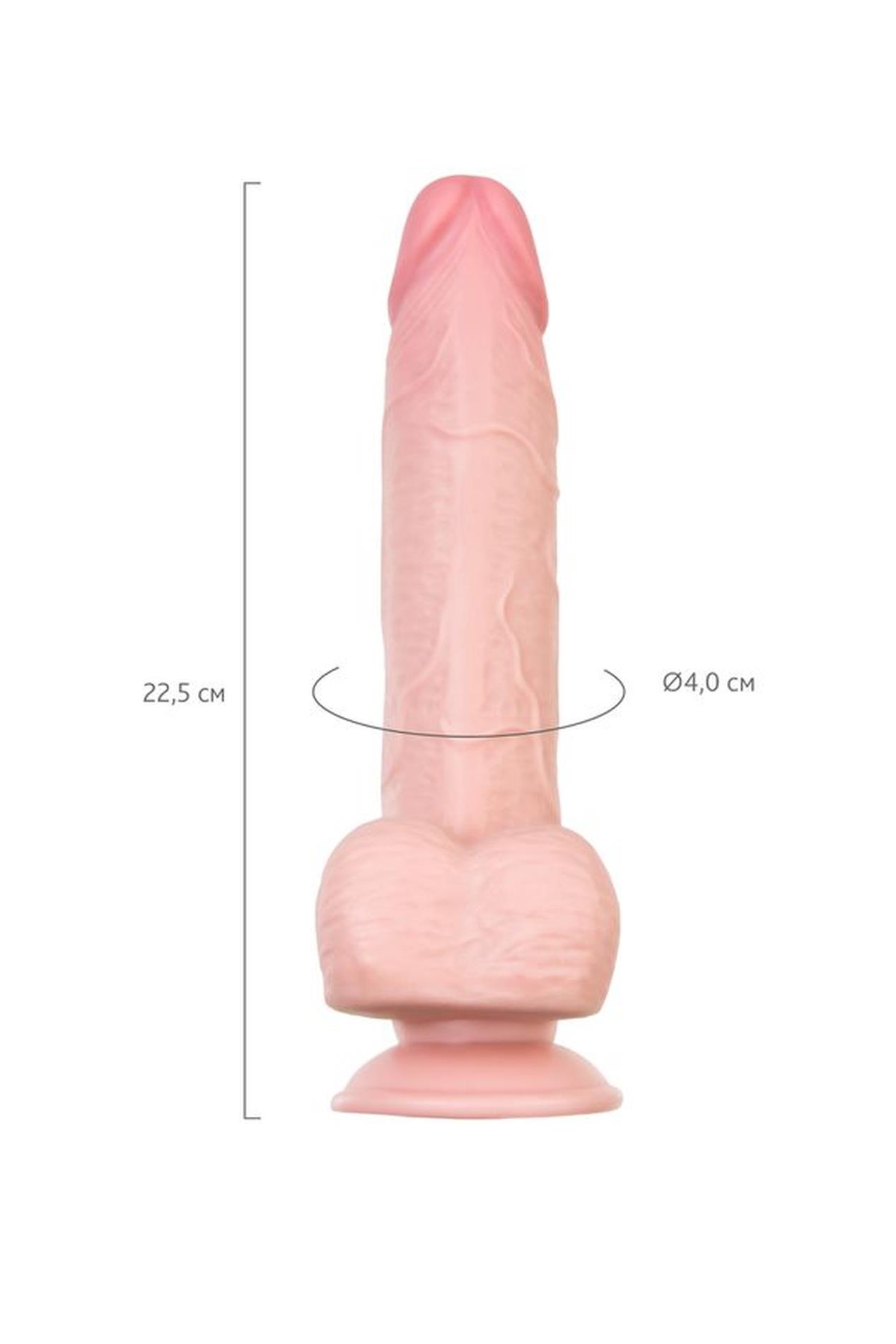 Dildo My Babe By Realstick My Dear, Flesh,Tpe, 22,5Cm