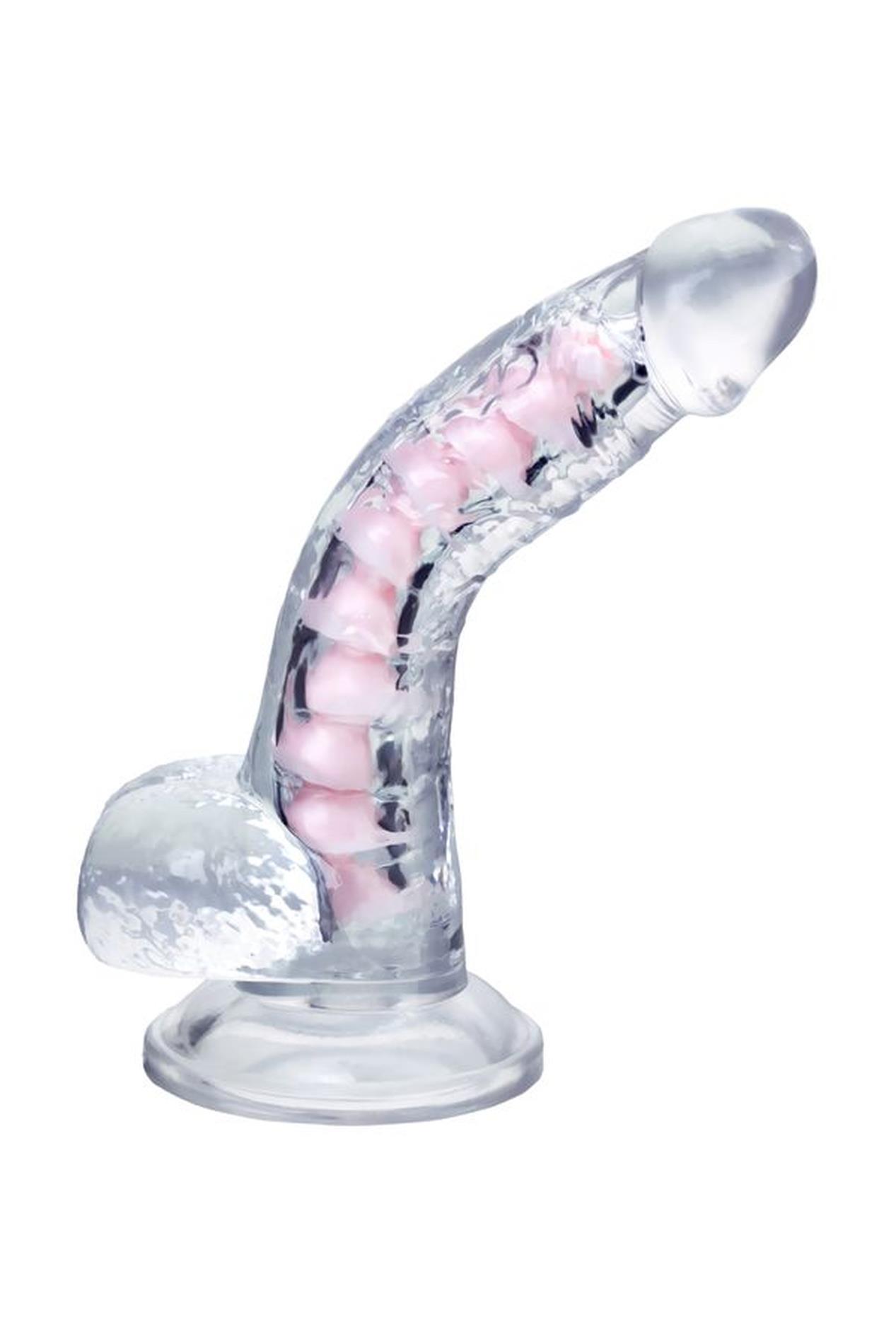 Flexible Dildo A-Toys Paret, Transparent, 18 Cm