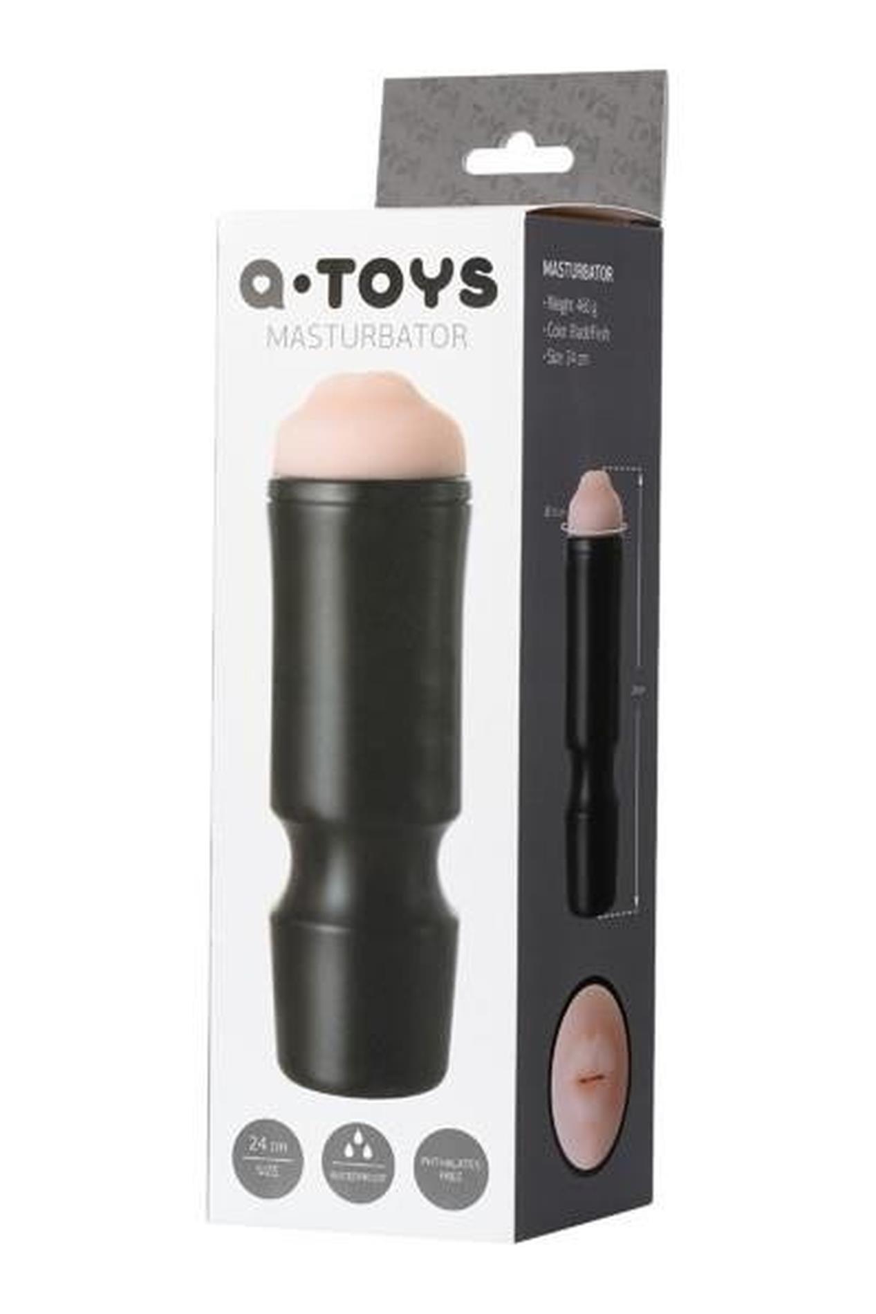 A-Toys, Masturbator,Tpe, Abs-Plastic, 24 Cm, Diameter 7,6 Cm