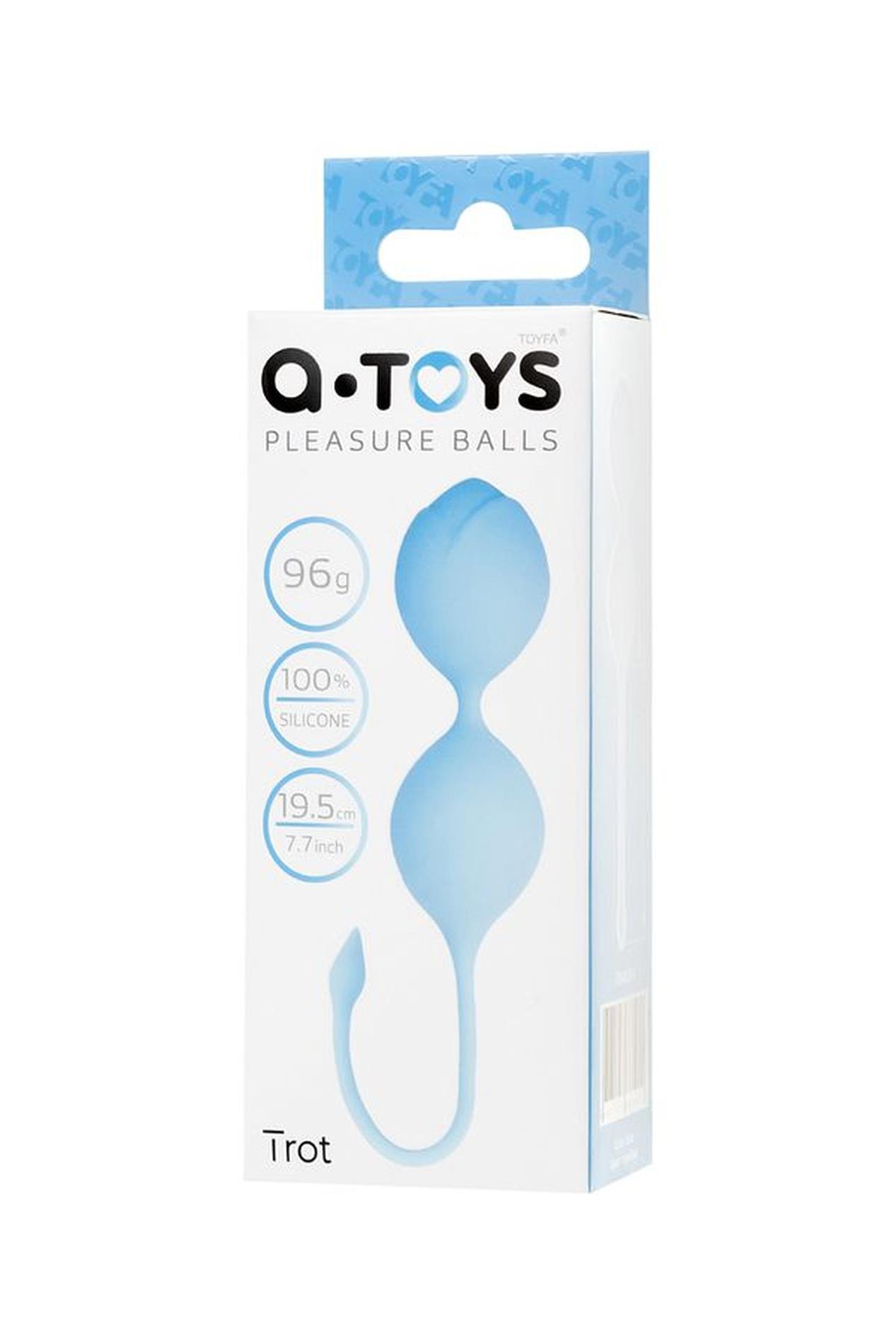 A-Toys,Vaginal Balls, Silicone, Blue, O 3.5 Cm