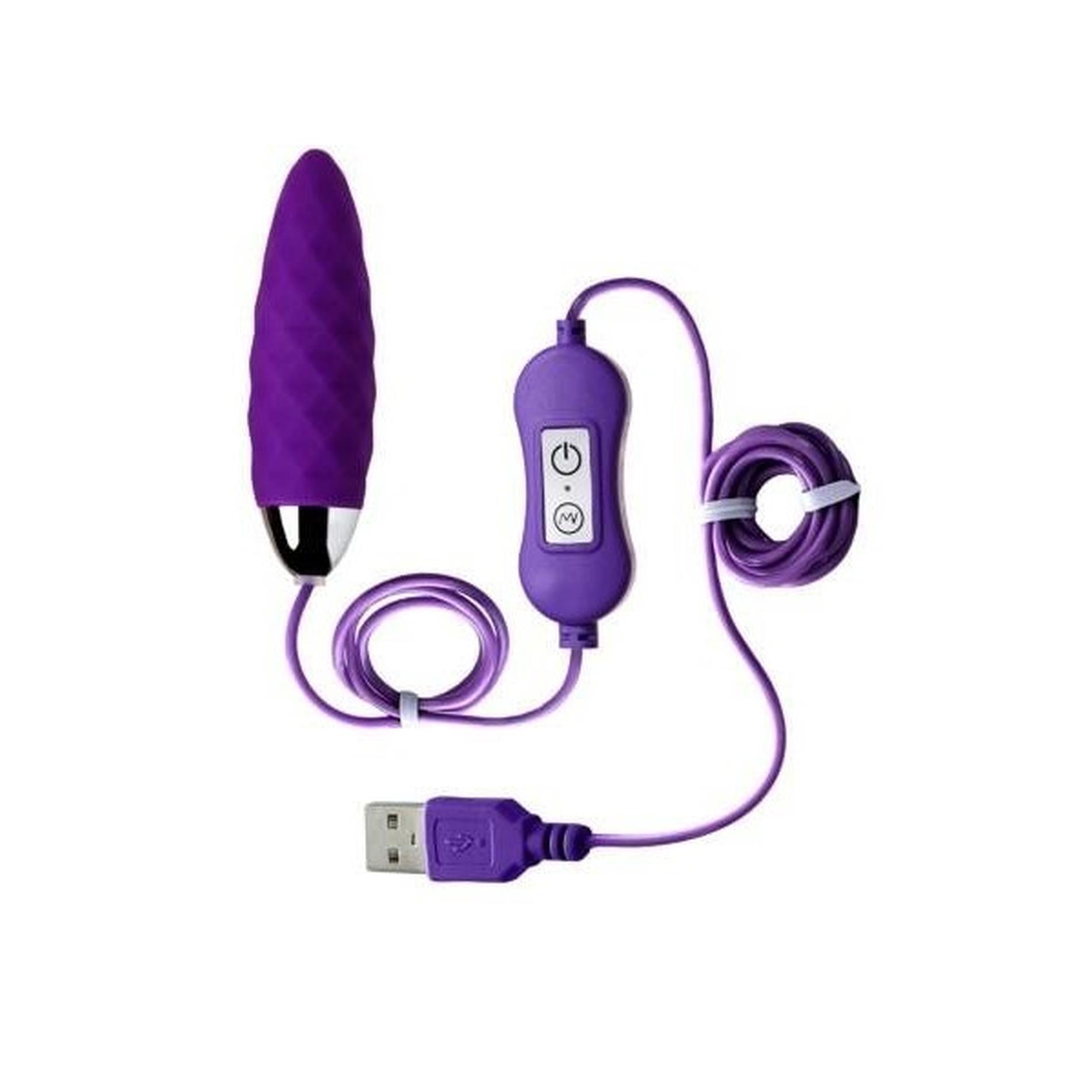 A-Toys, Vibro Egg 'Cony', With Control Panel, Silicone, Violet