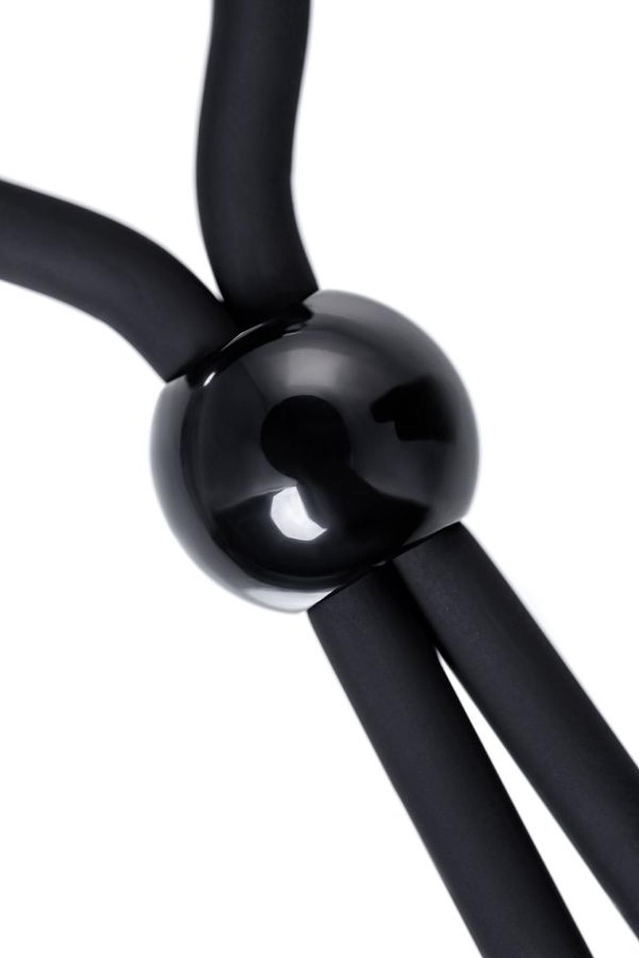 A-Toys Erection Enhancing Lasso Ect , Black, Silicone, 14Cm