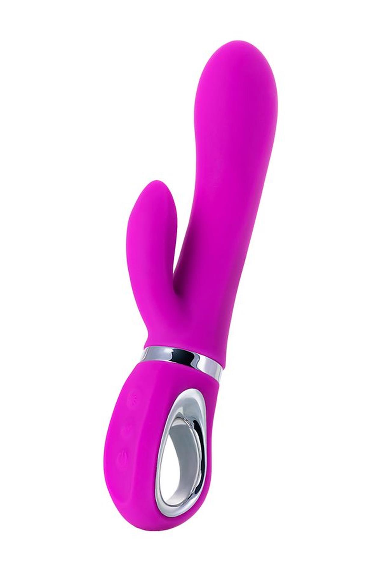 Jos Joly, Vibrator With Clitoral Stimulator With Wow Mode, Silicone,