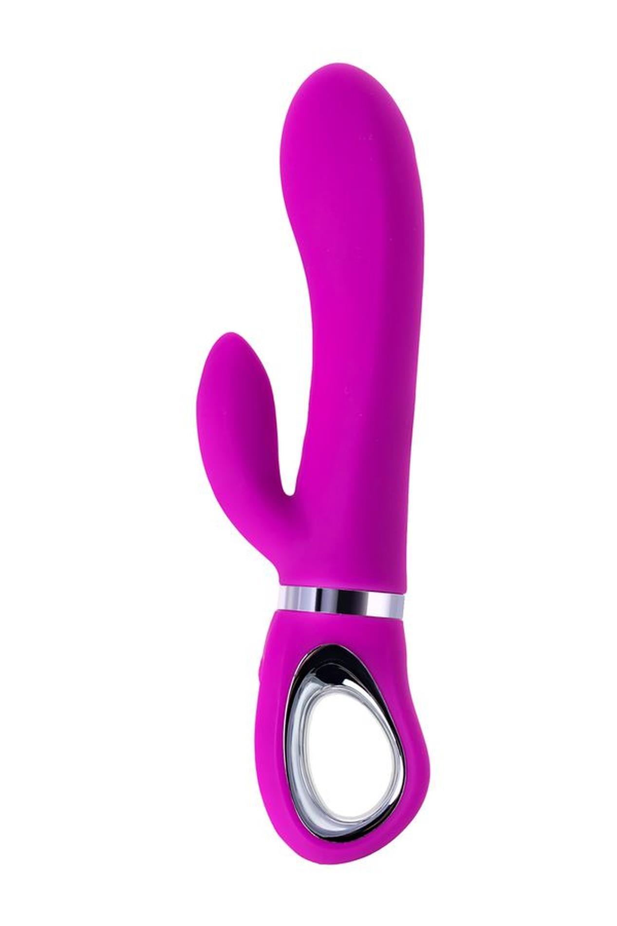 Jos Joly, Vibrator With Clitoral Stimulator With Wow Mode, Silicone,