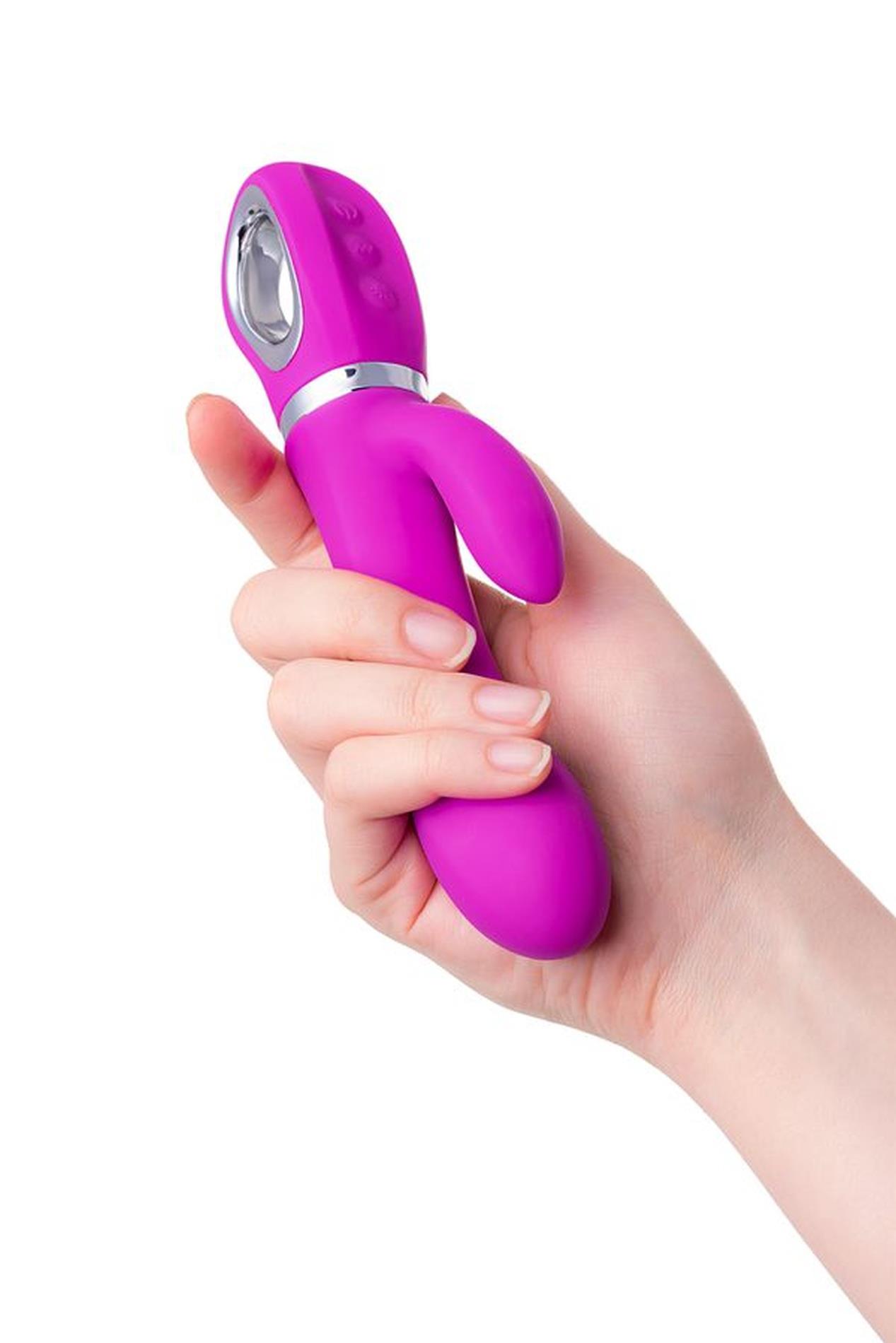 Jos Joly, Vibrator With Clitoral Stimulator With Wow Mode, Silicone,