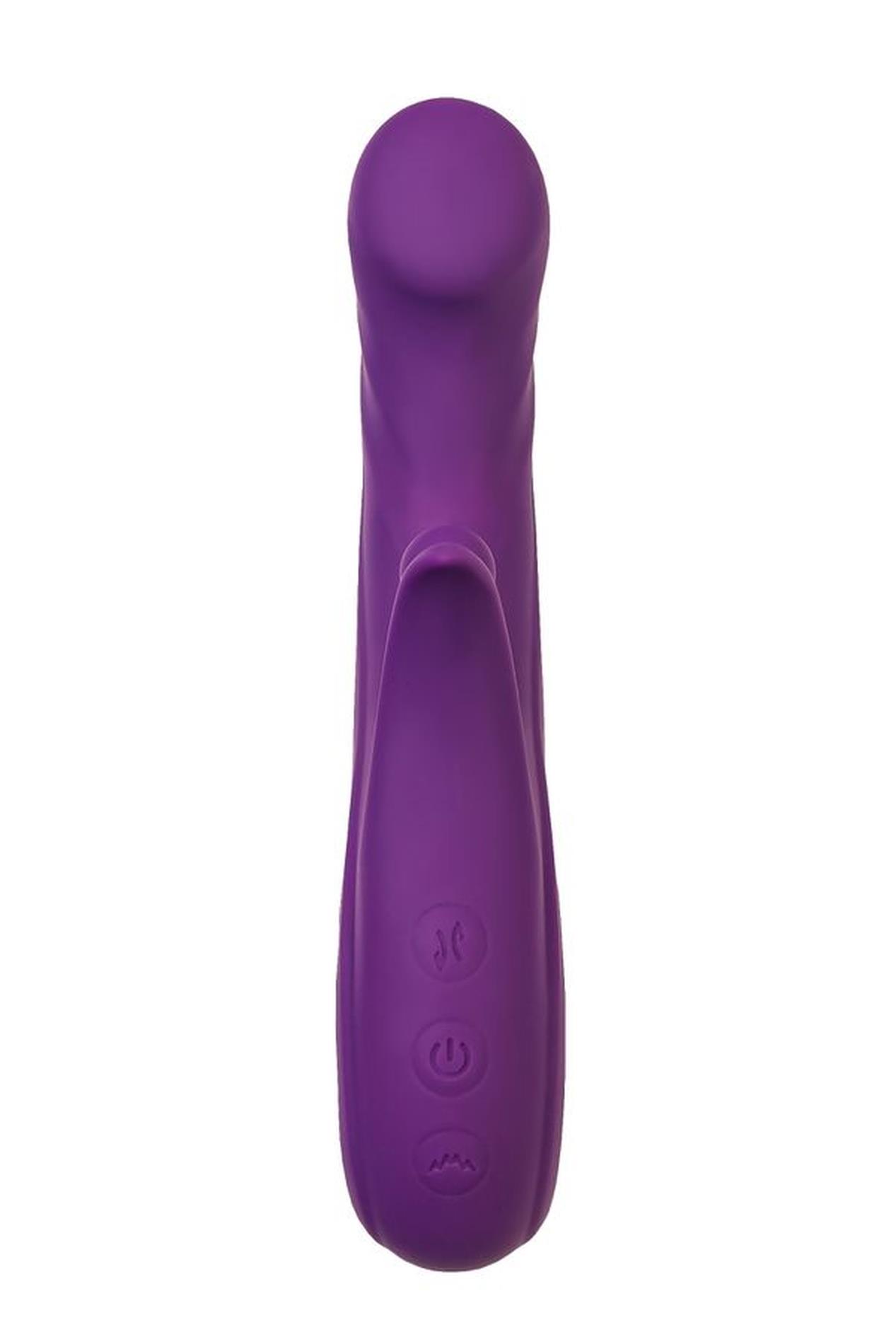 Vibrating Roller With Up&Down Functions By Jos Julli, Silicone, Purple,