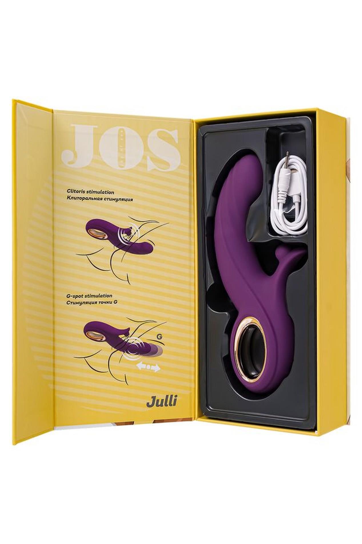 Vibrating Roller With Up&Down Functions By Jos Julli, Silicone, Purple,