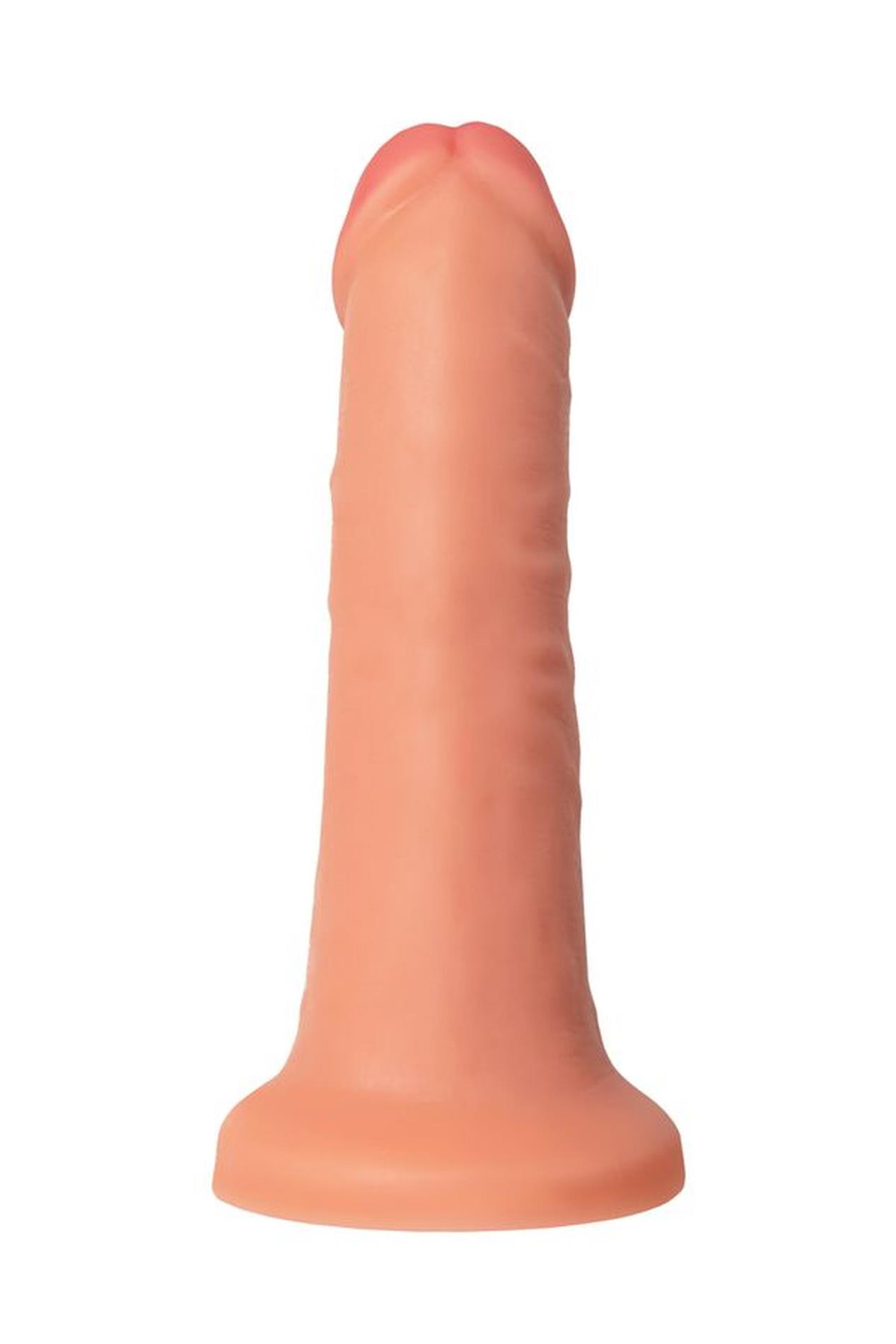 Realistic Dildo Caliber 20/4 , Pvc, Flesh,  Length 20Cm, Diameter 4Cm