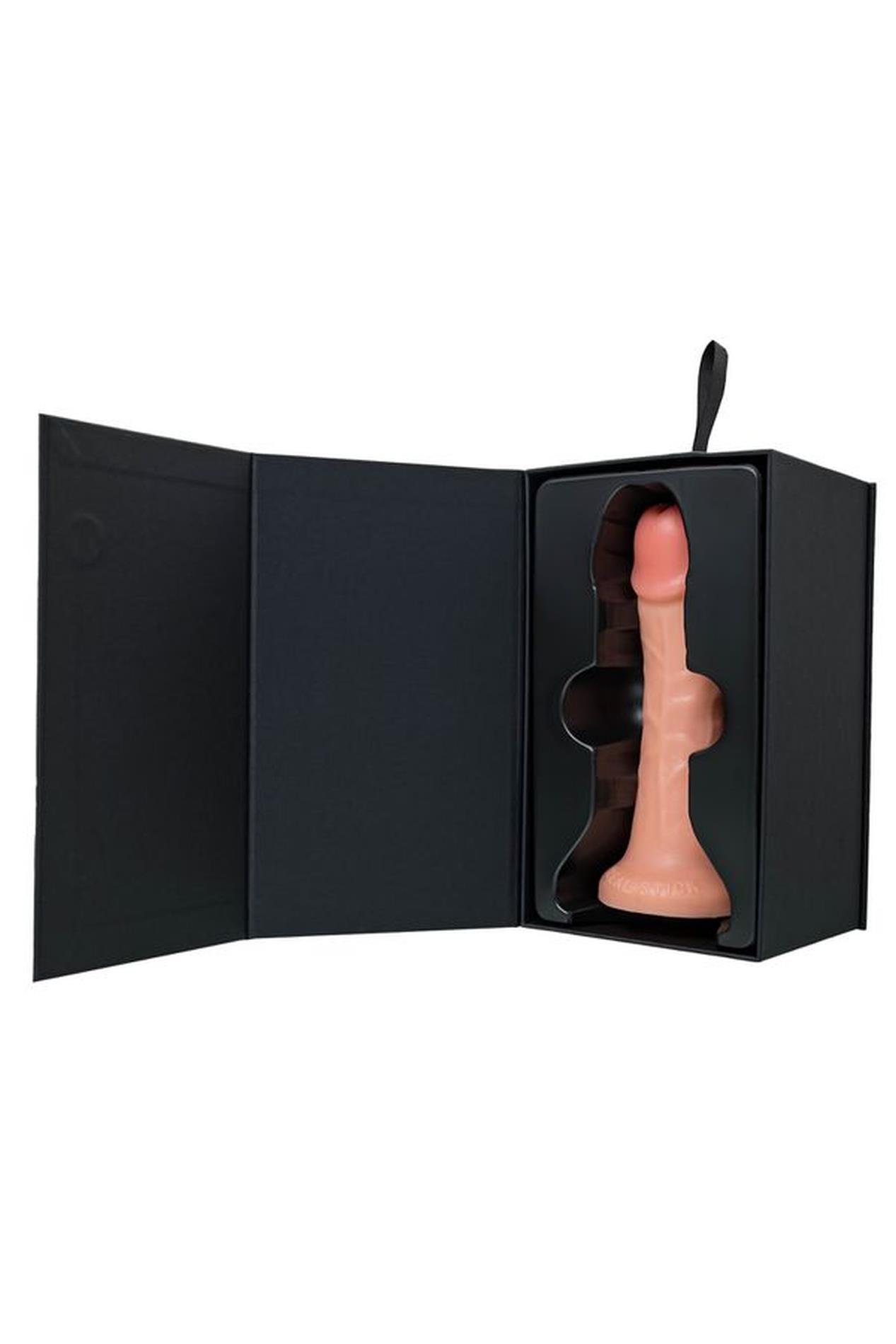 Realistic Dildo Caliber 20/4 , Pvc, Flesh,  Length 20Cm, Diameter 4Cm