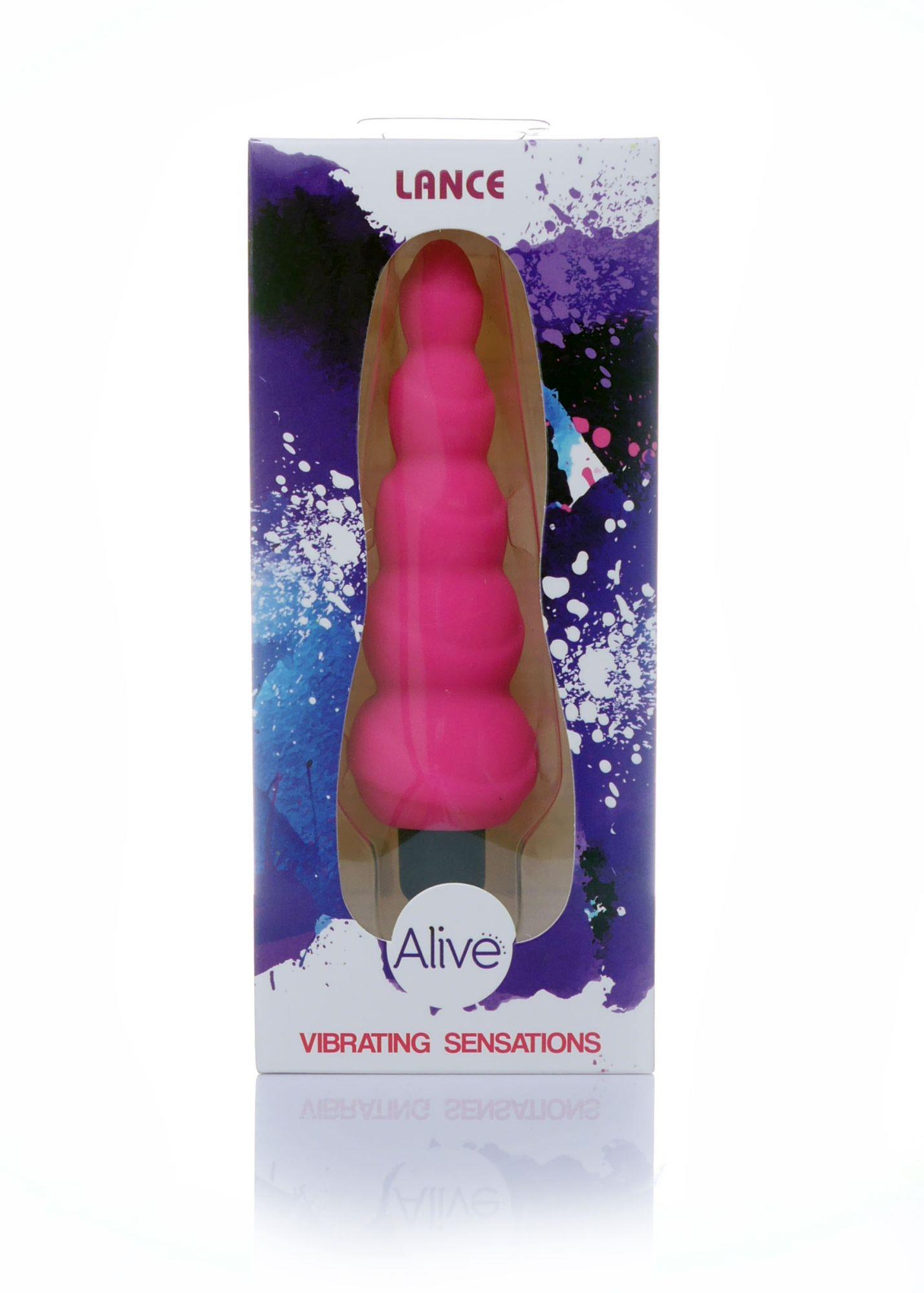 Plug/Vibr-Wibrator - Lance.plug.vibrator.medical Silc.pink