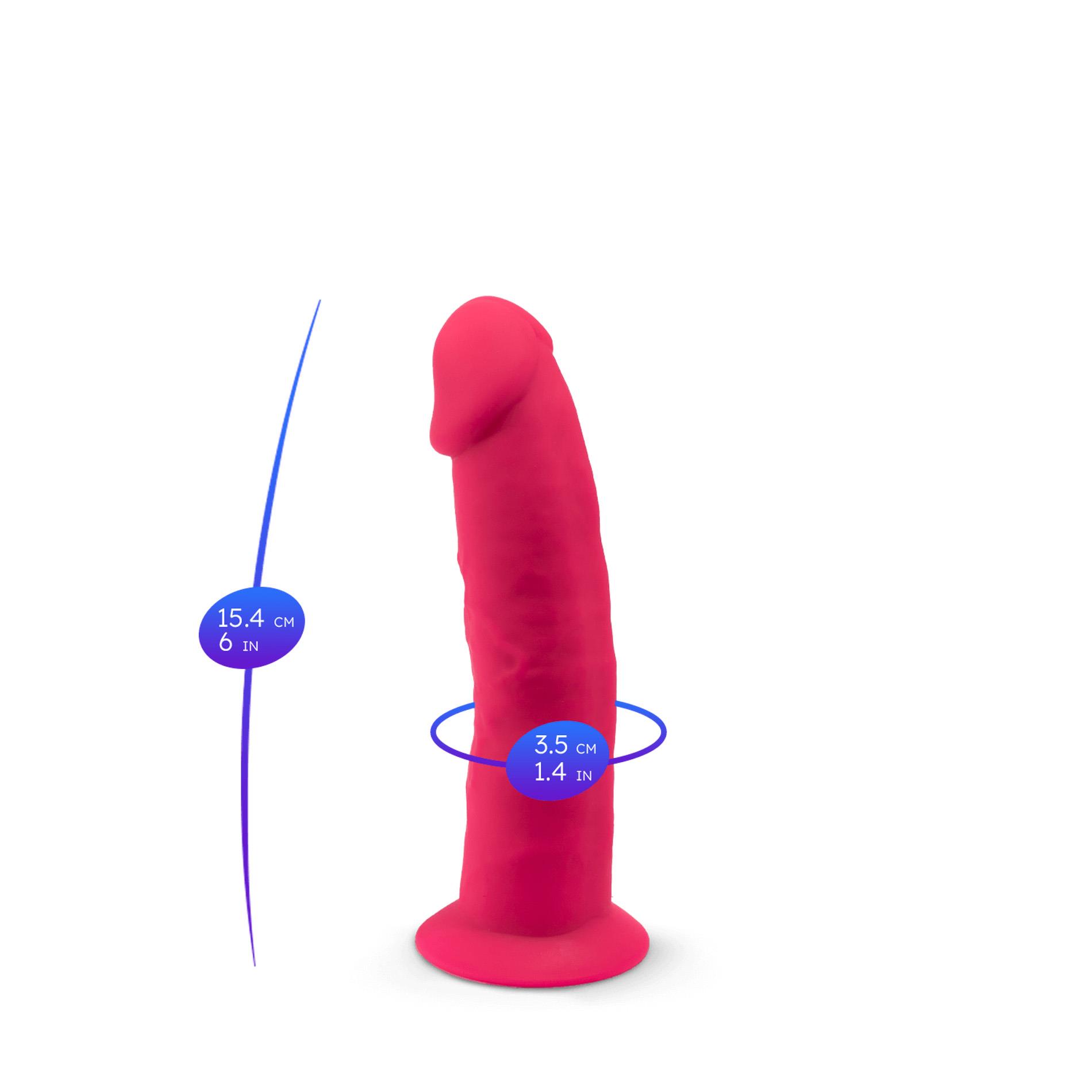 Dildo-Sd.model 2 (6"") Pink Box