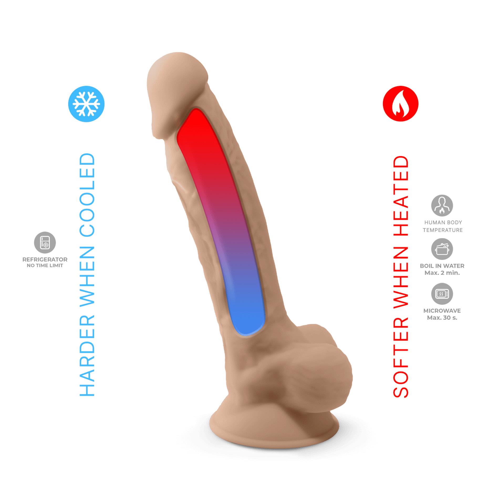 Dildo-Sd.model 1 (8"") Flesh Box