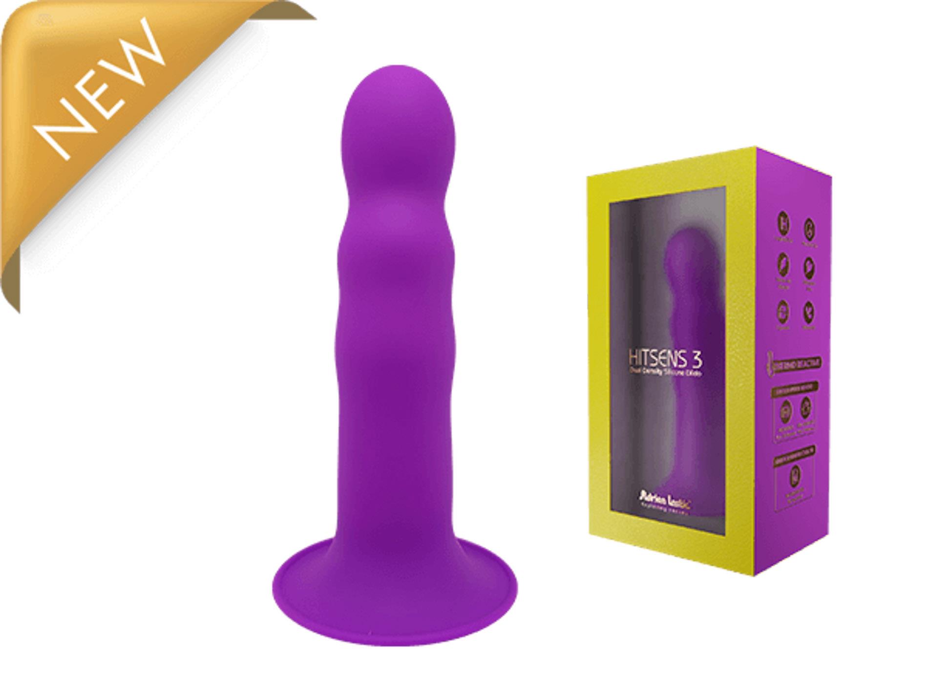 Dildo-Ad.hitsens 3 (7"") Purple