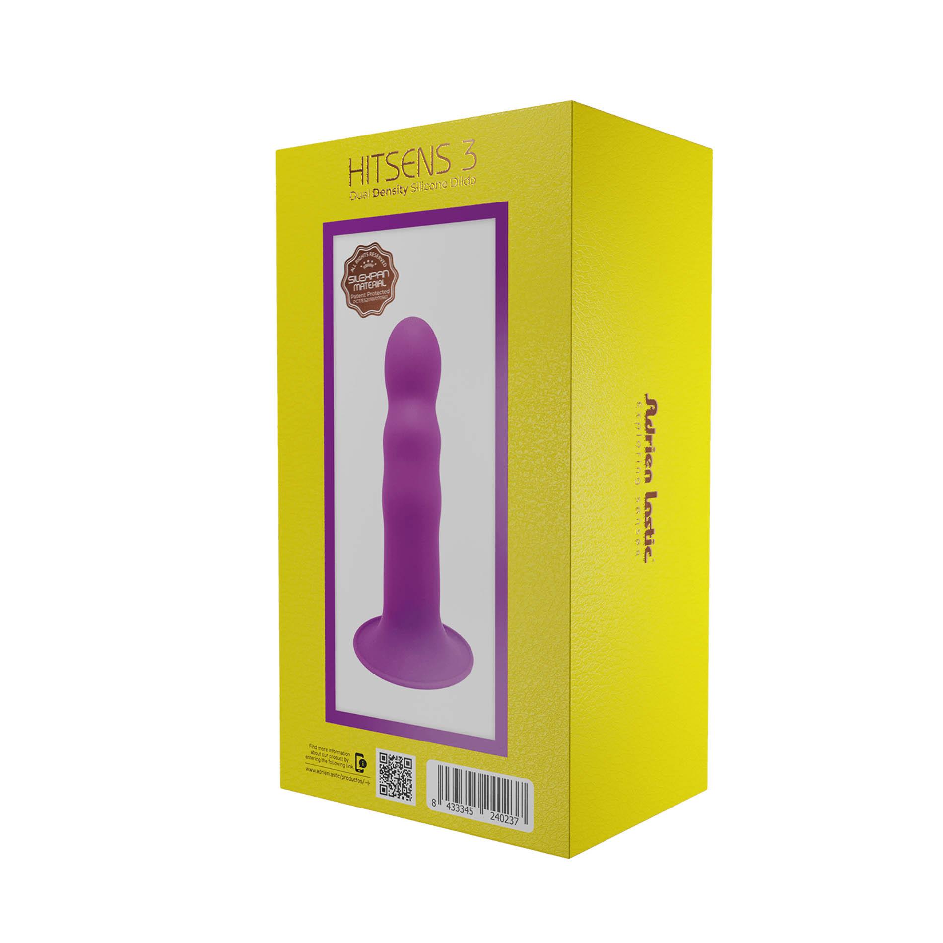 Dildo-Ad.hitsens 3 (7"") Purple