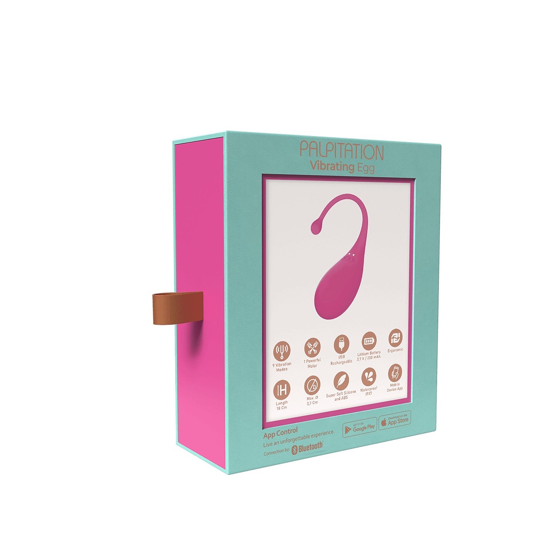 Jajeczko wibrujące sterowane aplikacją Palpitation