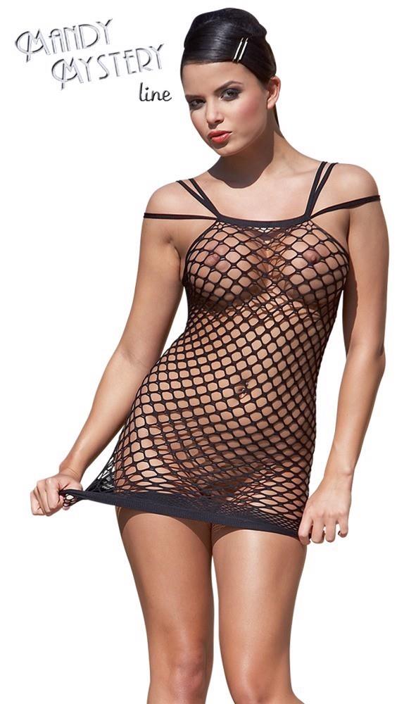 Net Dress With 3 Straps S-L