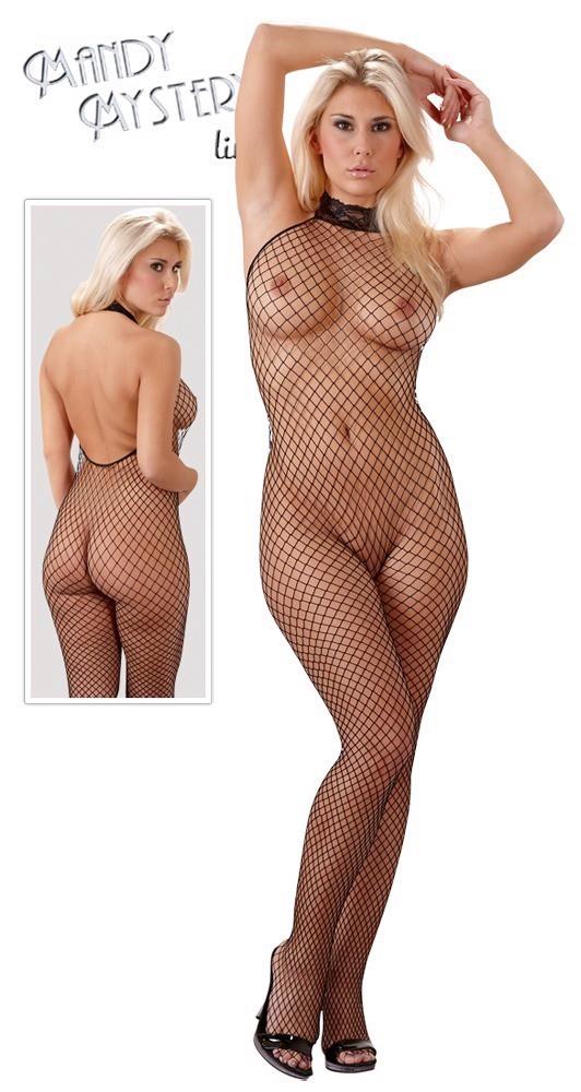 Net Catsuit Black M/L