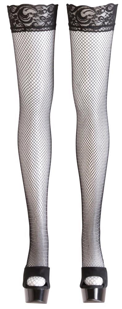 Net Hold-Up Stockings Black S