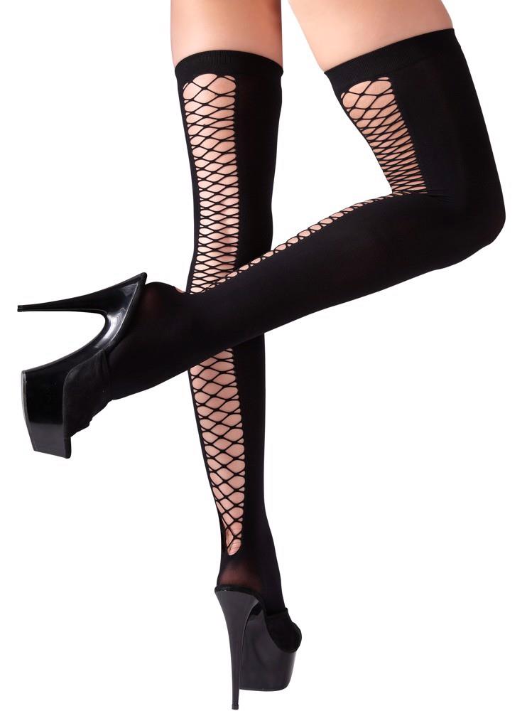 Thigh-High Net Stockings M/L