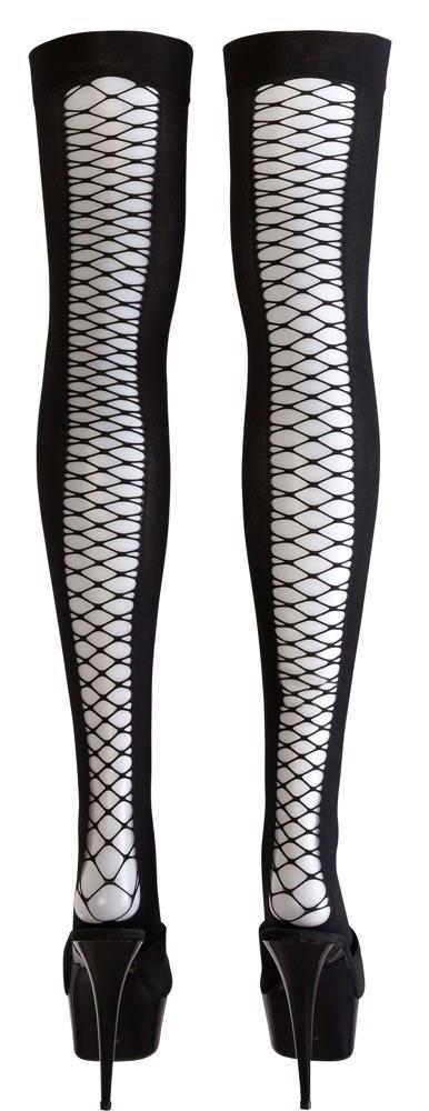 Thigh-High Net Stockings M/L