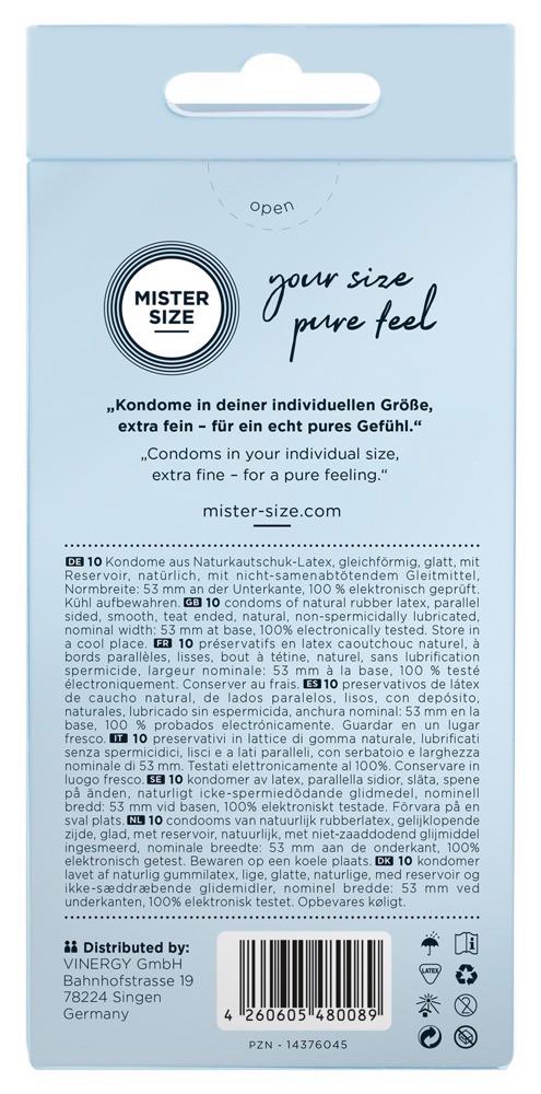 Mister Size 53Mm Pack Of 10