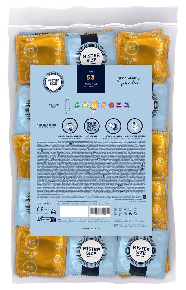 Mister Size 53Mm Pack Of 100