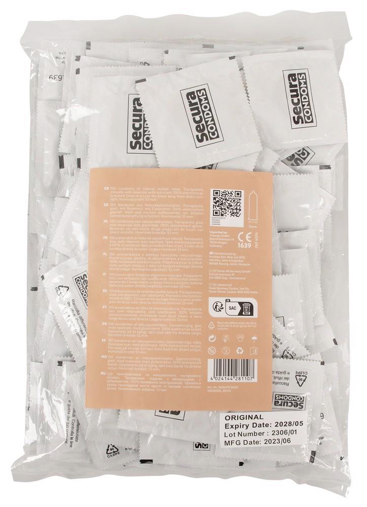 Secura Original 100Pcs Bag