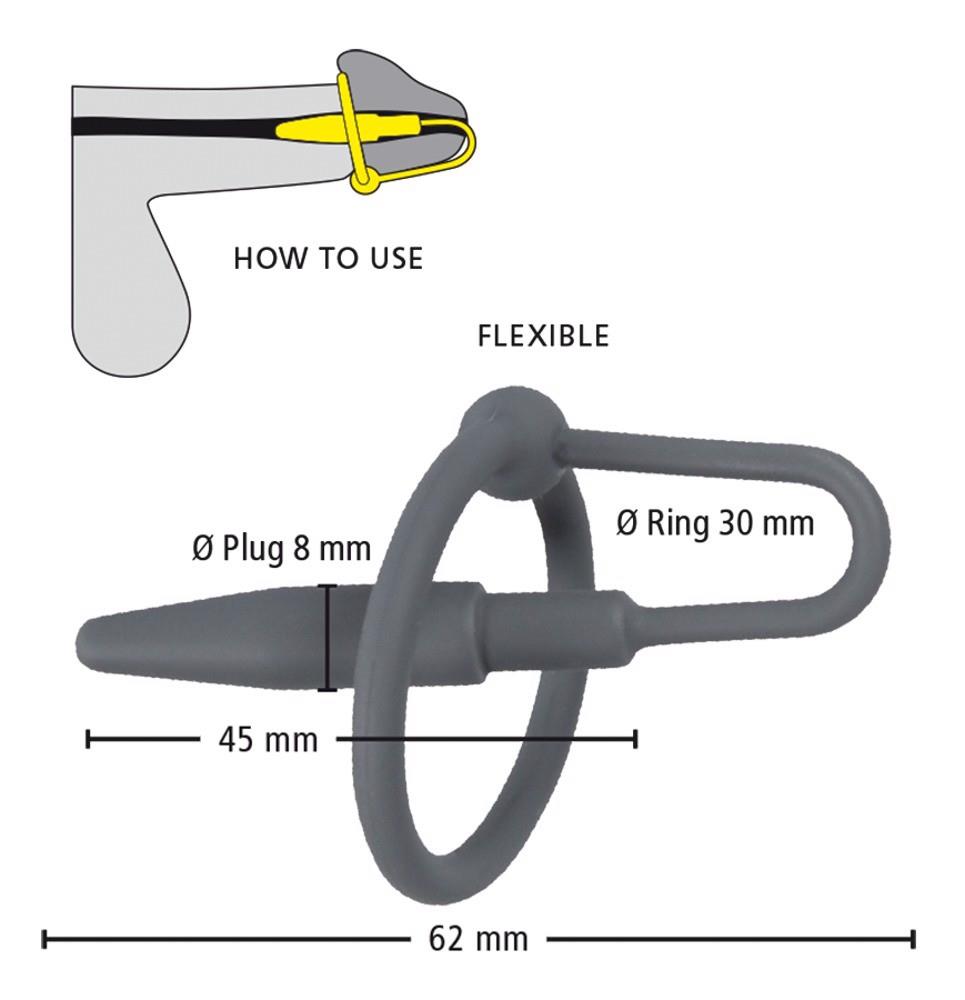 Penis Plug With Glans Ring