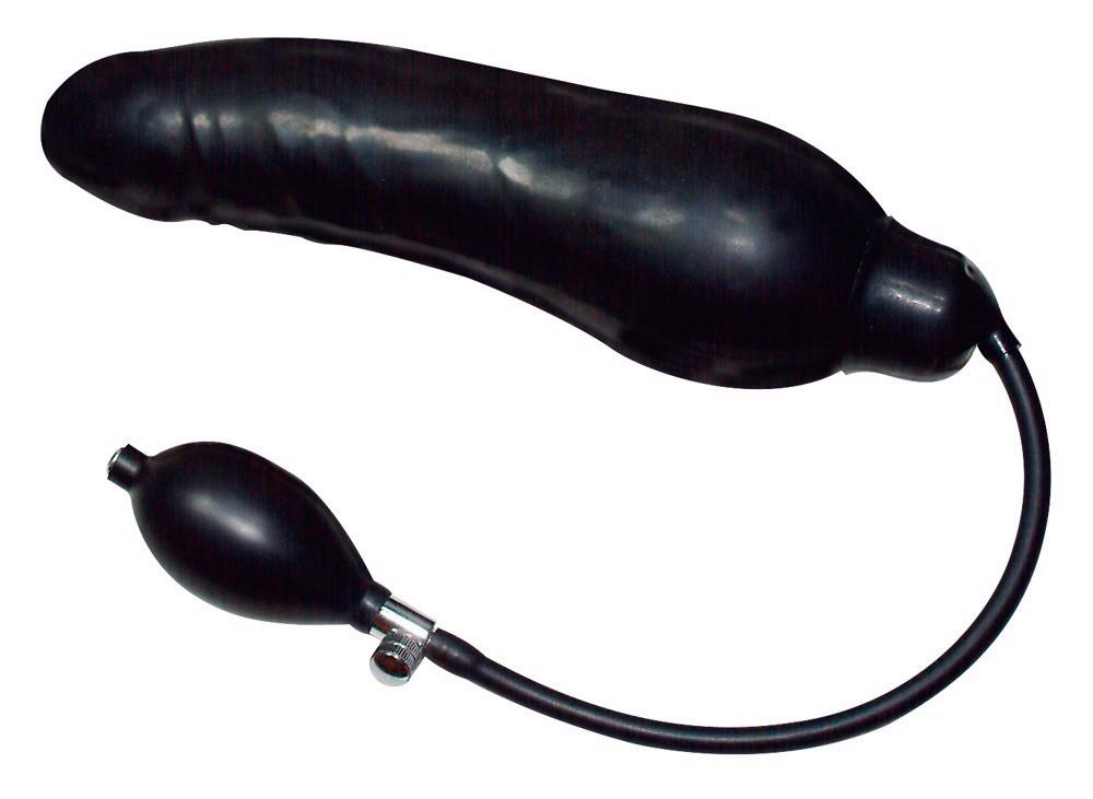 Inflatable Latex Dildo