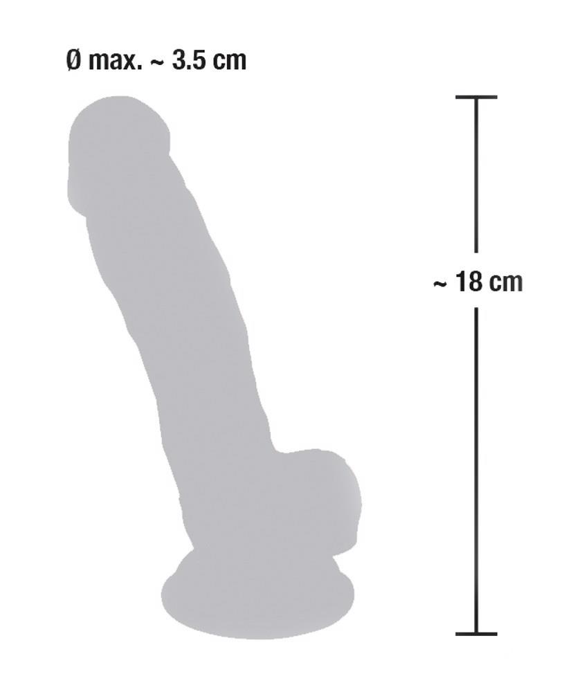 Medical Silicone Dildo 18 Cm