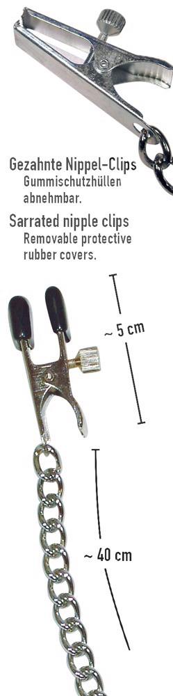Boob Chain + Nipple Clamps Sx