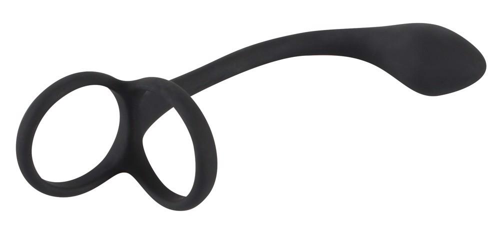 Black Velvets Cock + Ball Ring