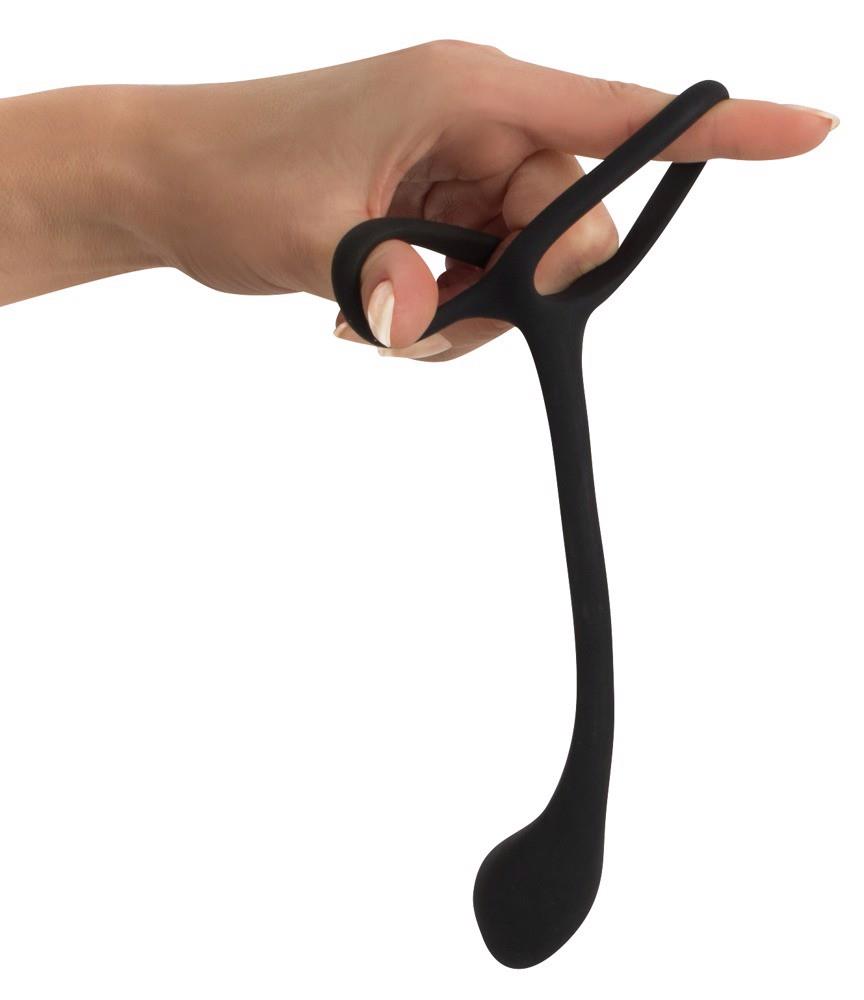 Black Velvets Cock + Ball Ring