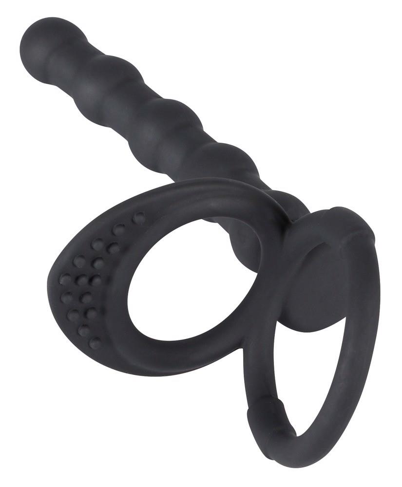 Black Velvets Cock & Ball Ring