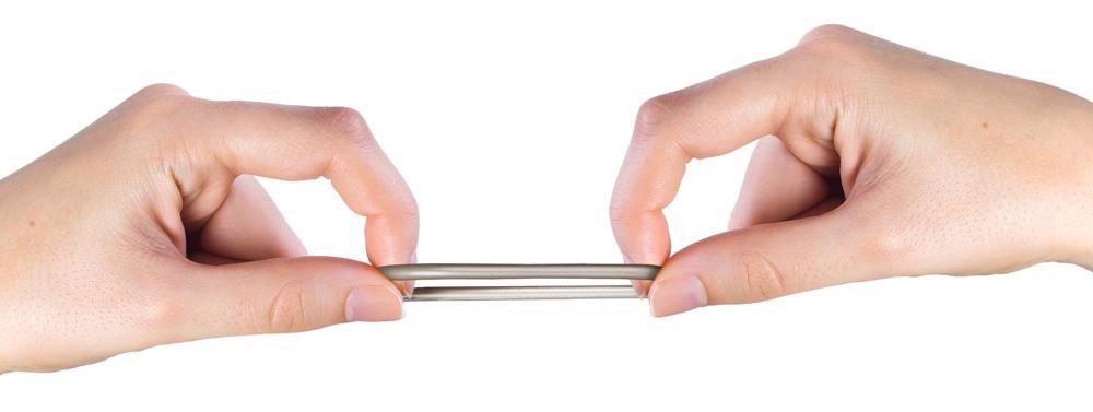 Metallic Silicone Cock Ring Se