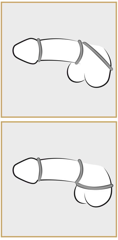 Metallic Silicone Cock Ring Se