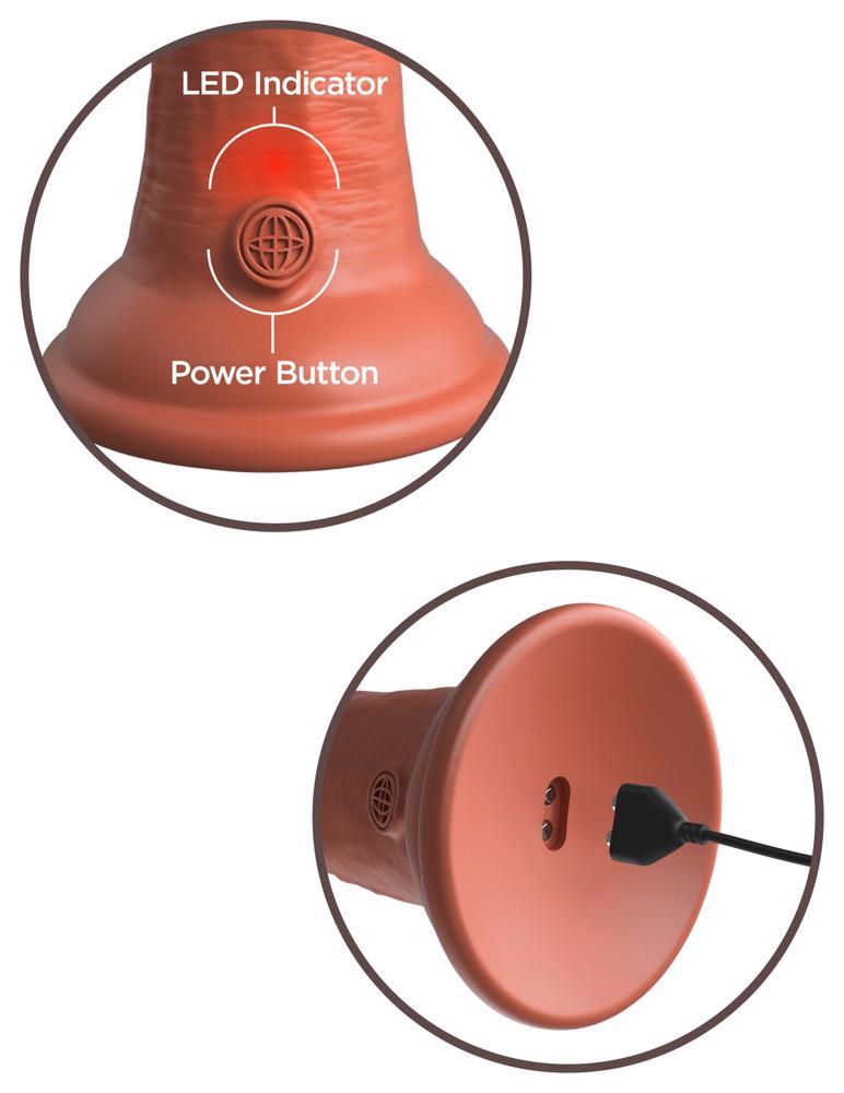 Kce 8 Dd Vibrating Cock Tan